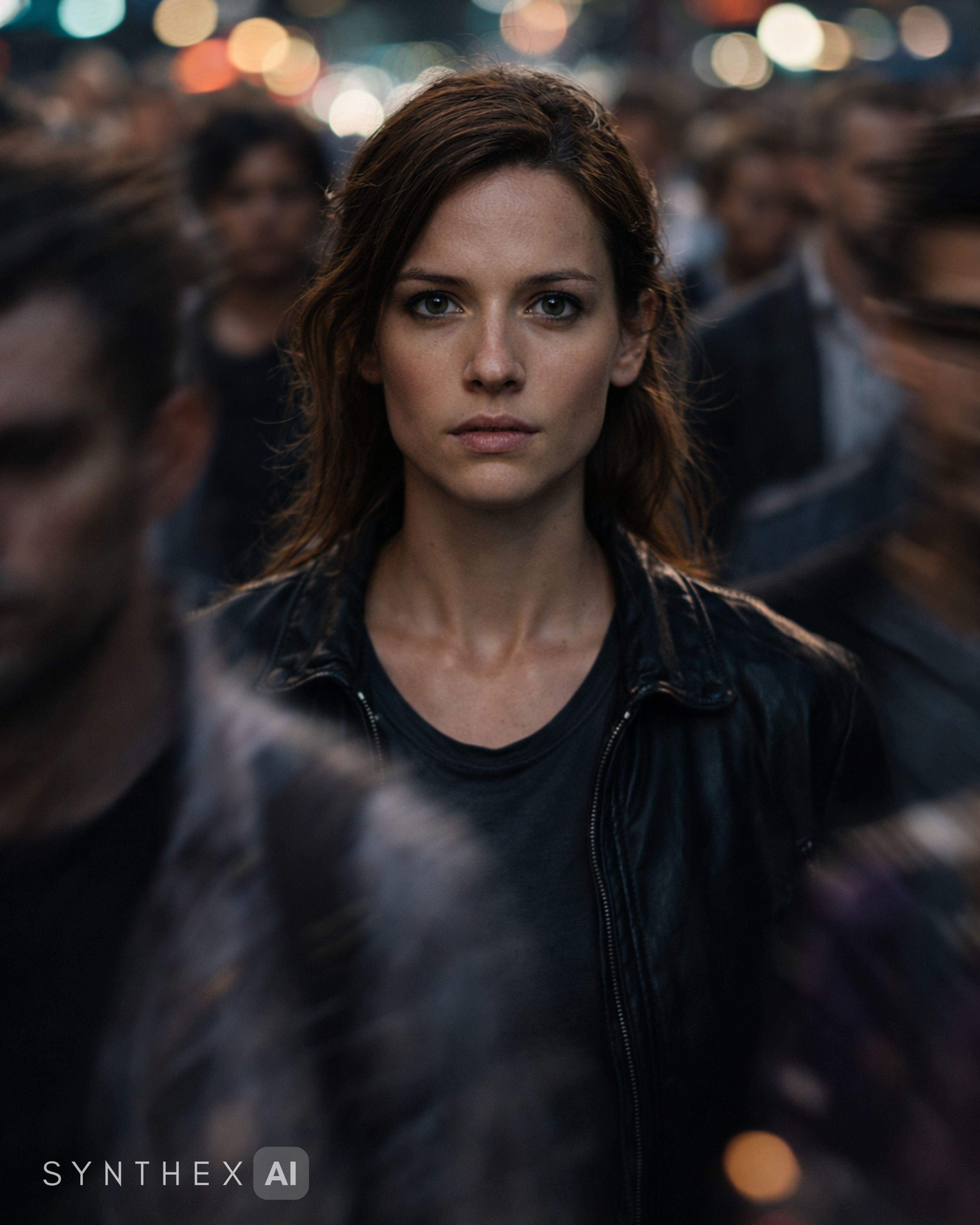 Generate Motion Blur Crowd Portraits