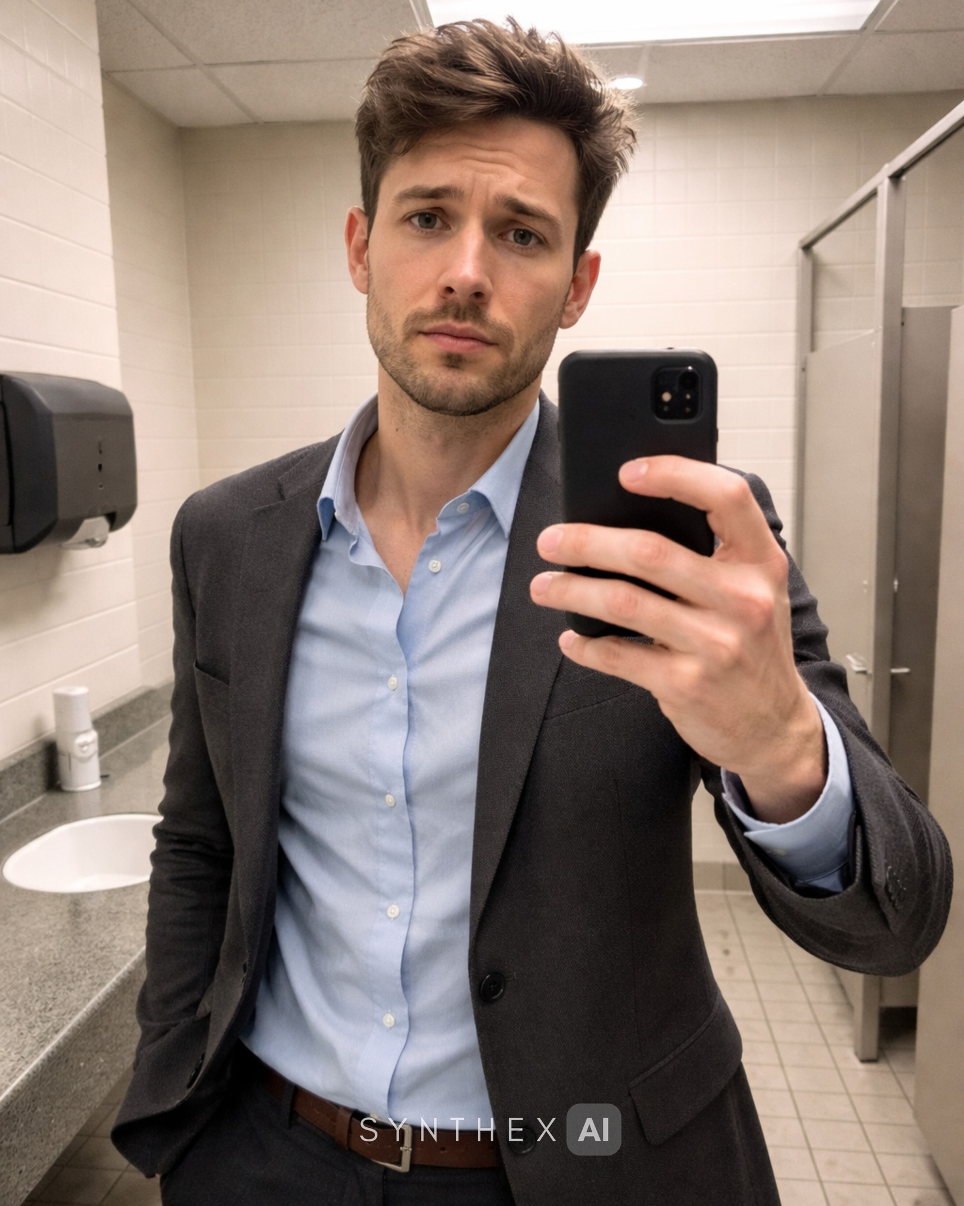 Generate Pre Meeting Mirror Selfies