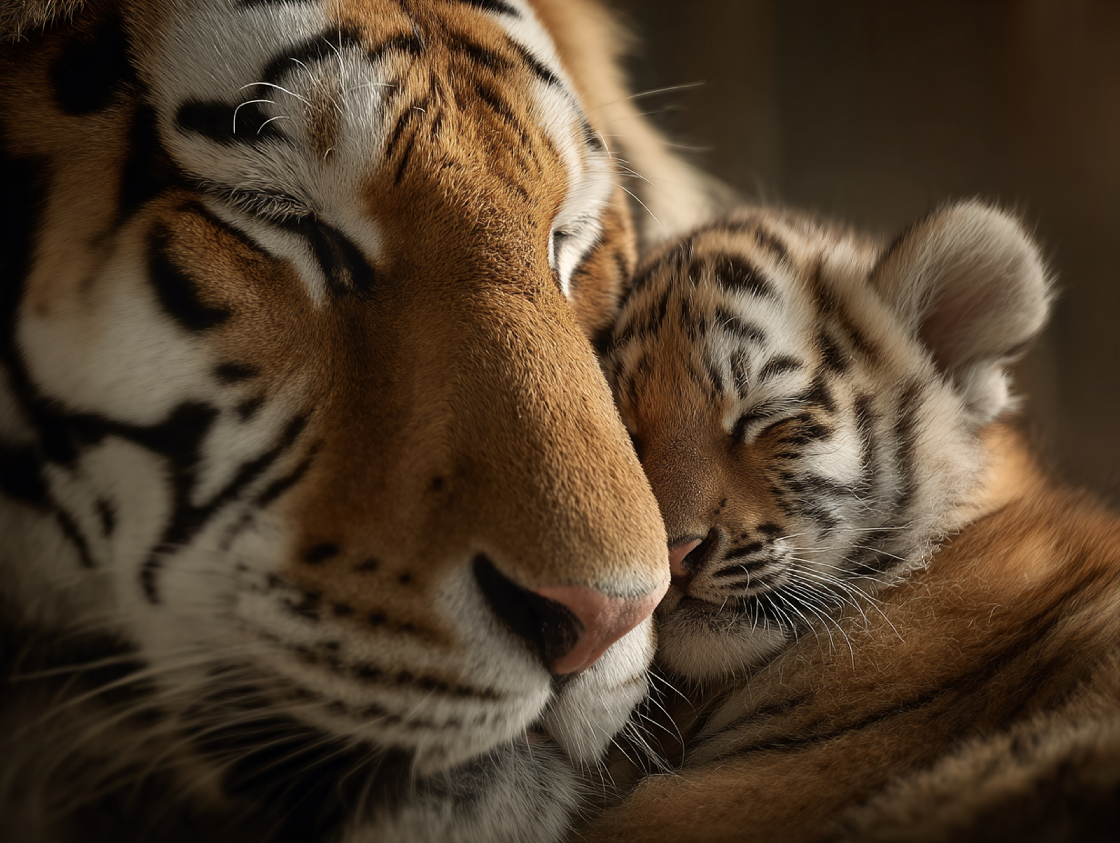 Incredibly Heartwarming Professional Photograph of Tiger