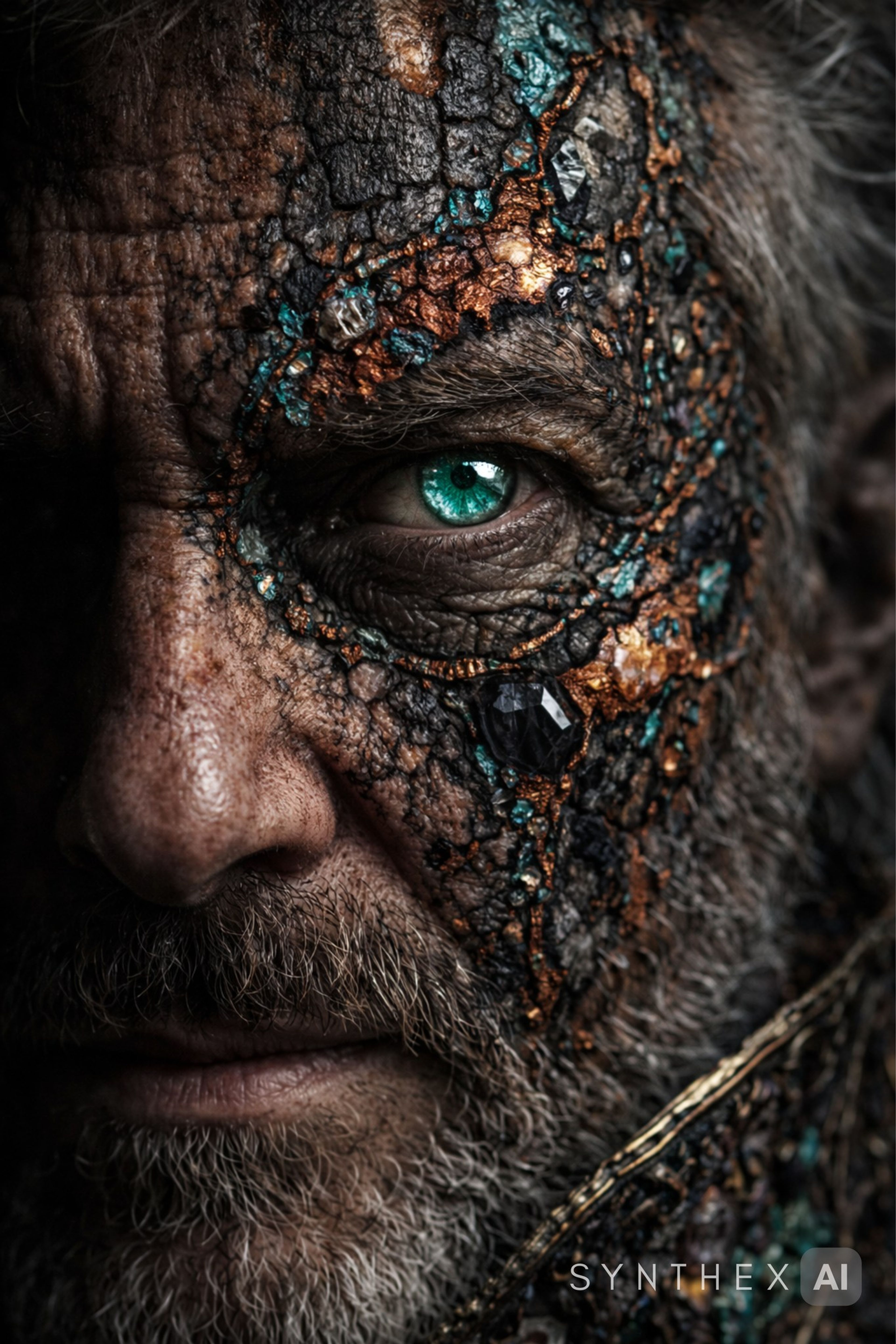 Generate Elemental Mystic Macro Portraits
