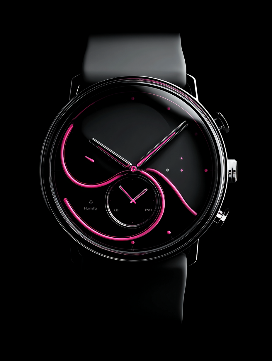 Minimalist 3D Wristwatch Render