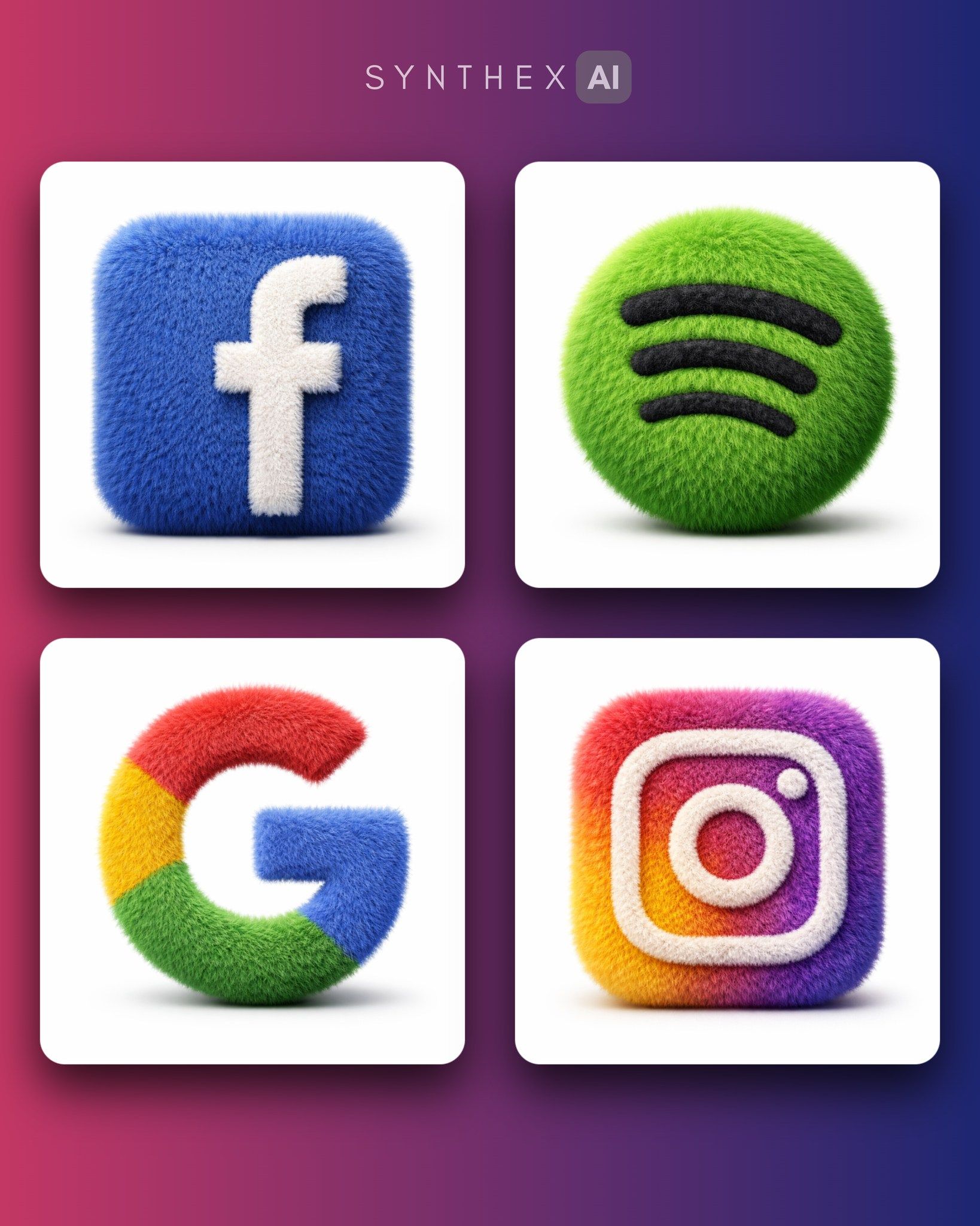 Create Fluffy Fur Logo Renders
