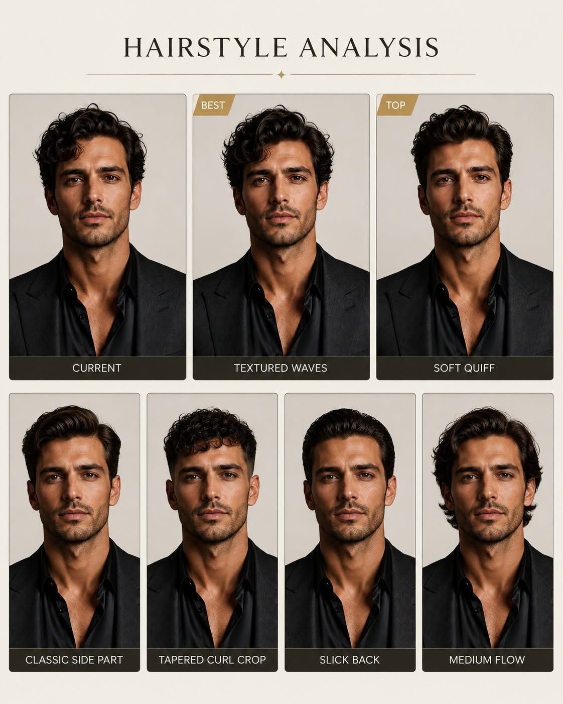 Design Hairstyle Analysis Graphics