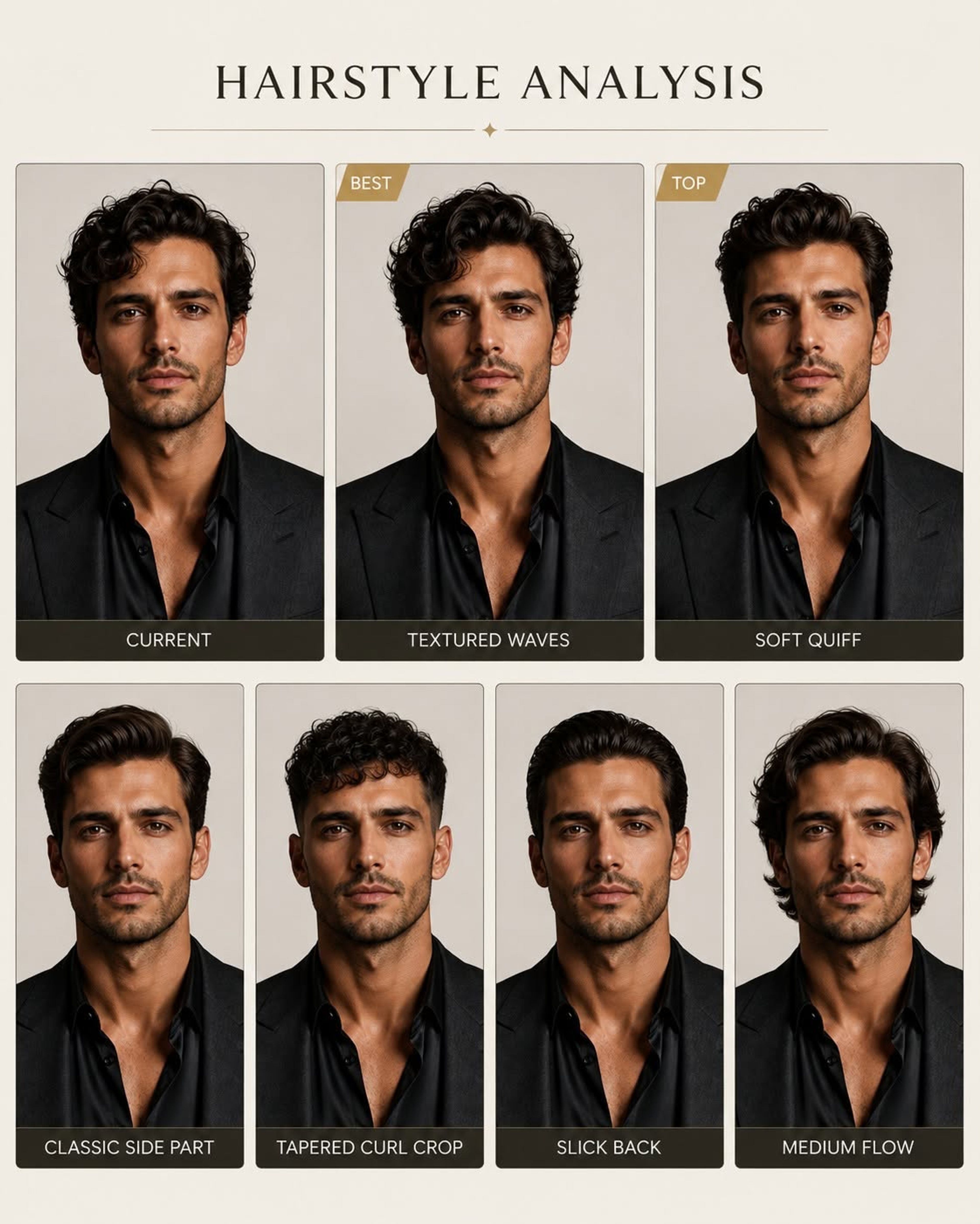 Design Hairstyle Analysis Graphics