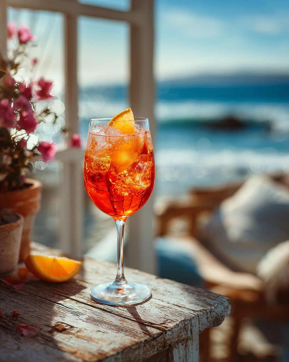 Product Photographs Glass of Aperol