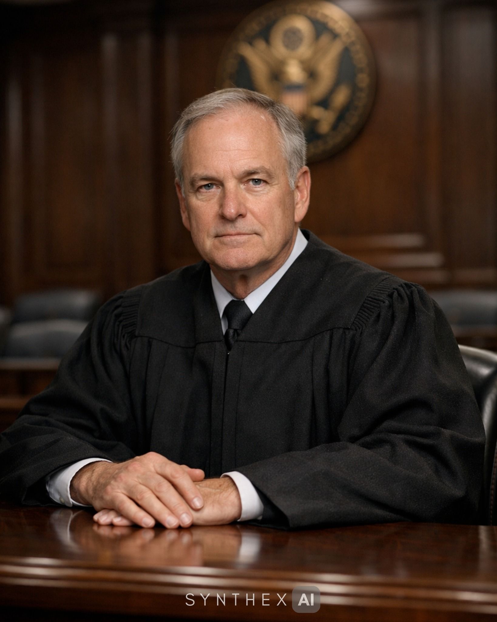 Generate Federal Courtroom Judge Portraits