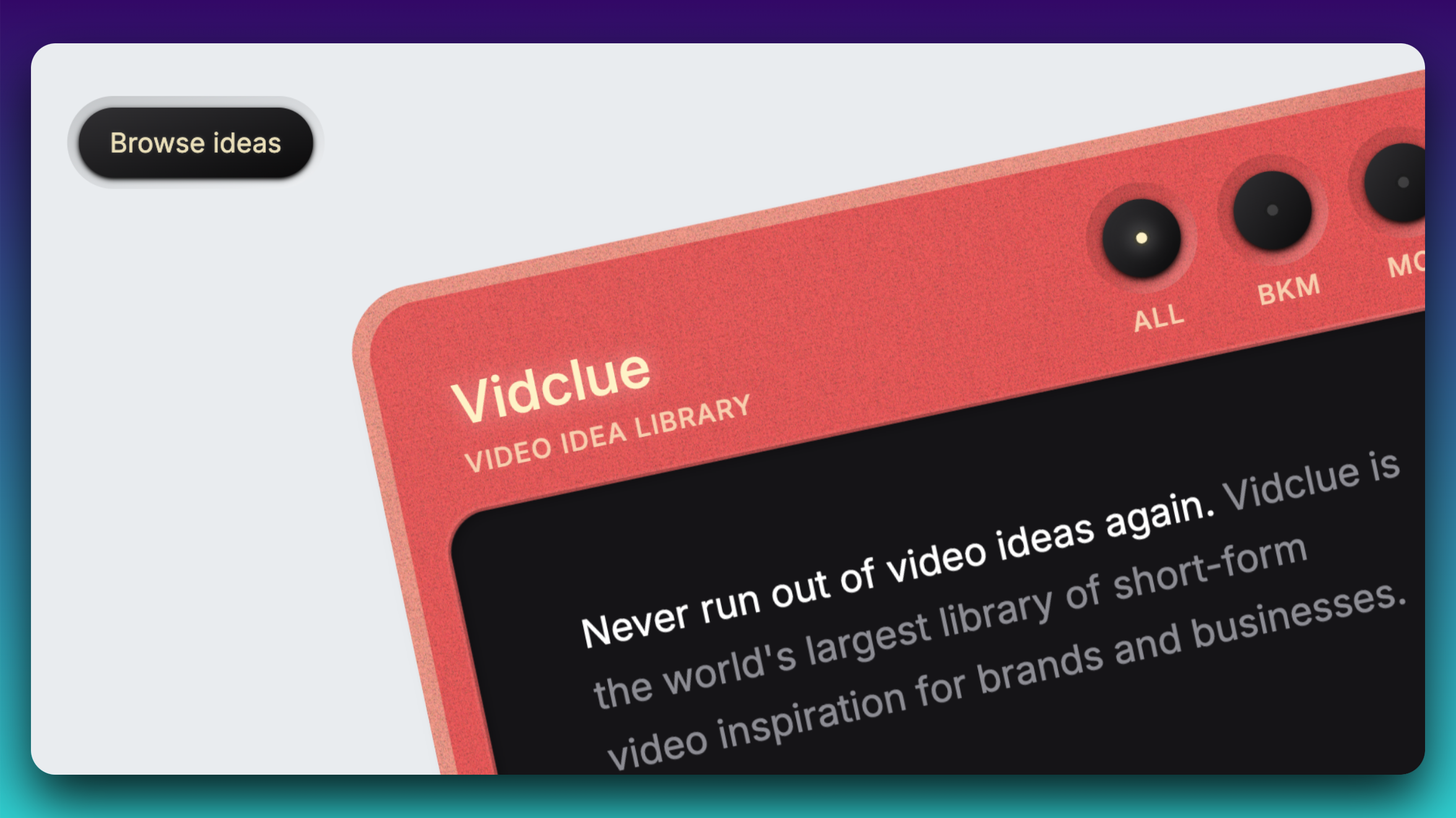 Vidclue preview