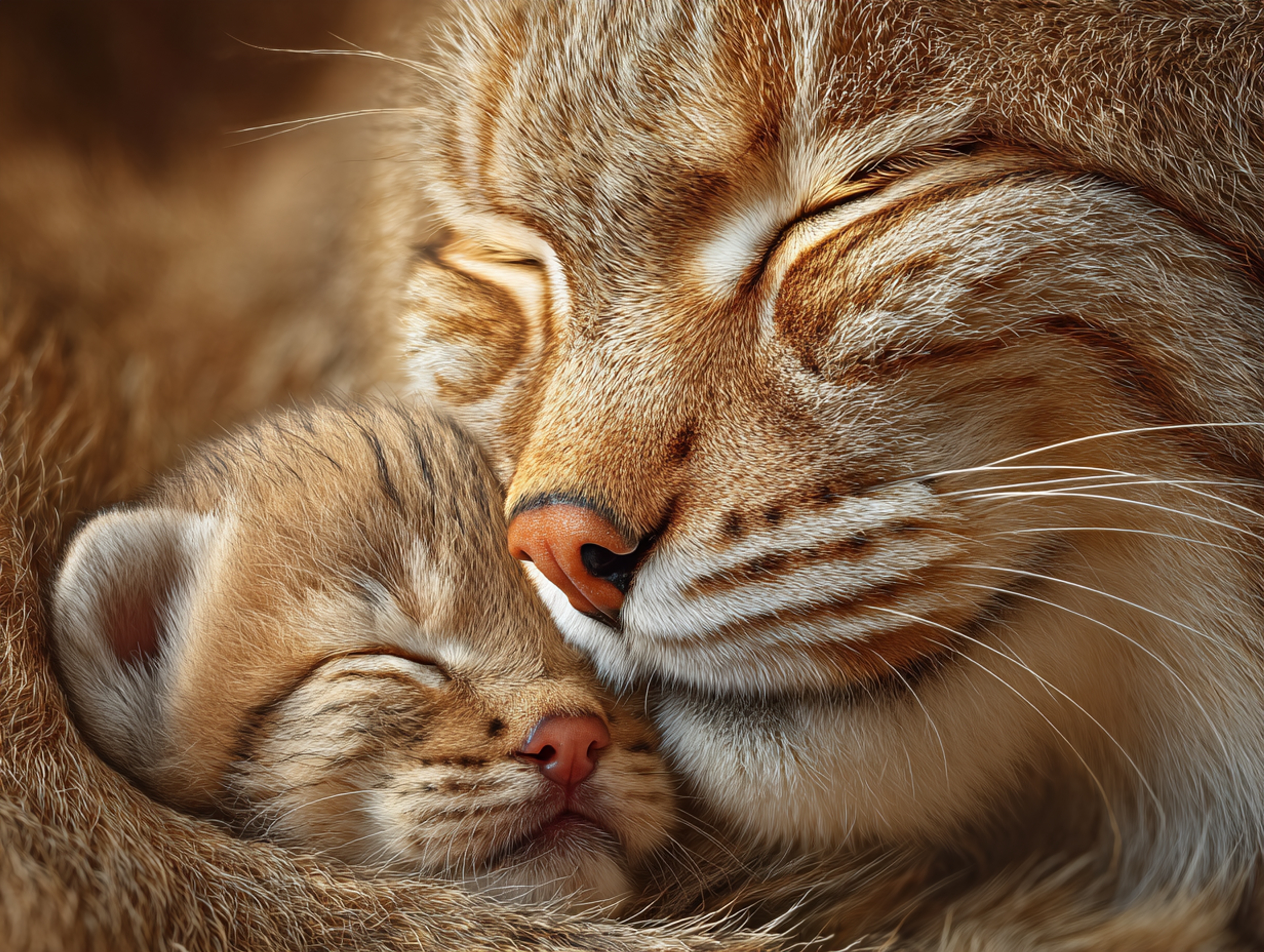 Incredibly Heartwarming Professional Photograph of Cat