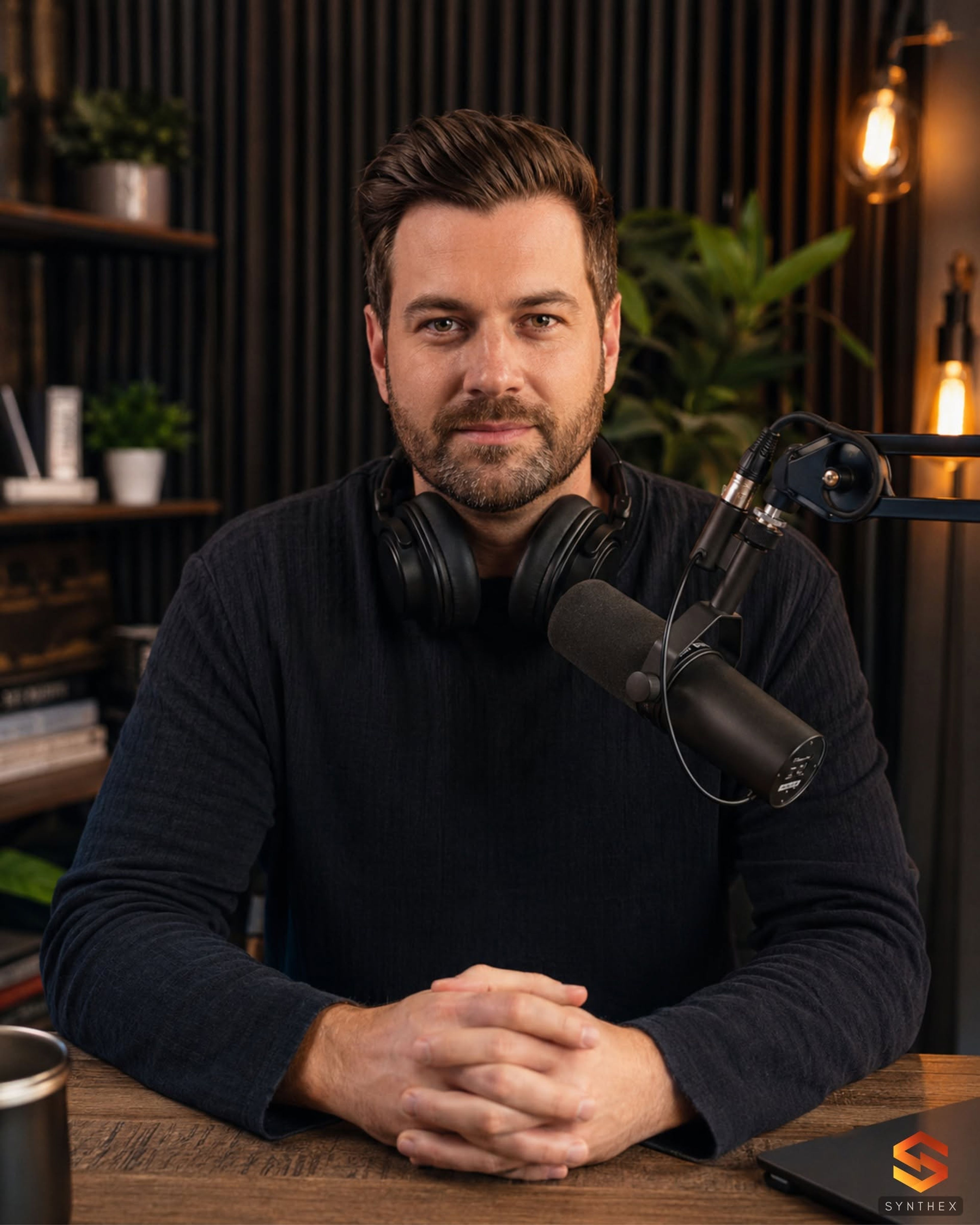 Generate Podcast Host Press Portraits