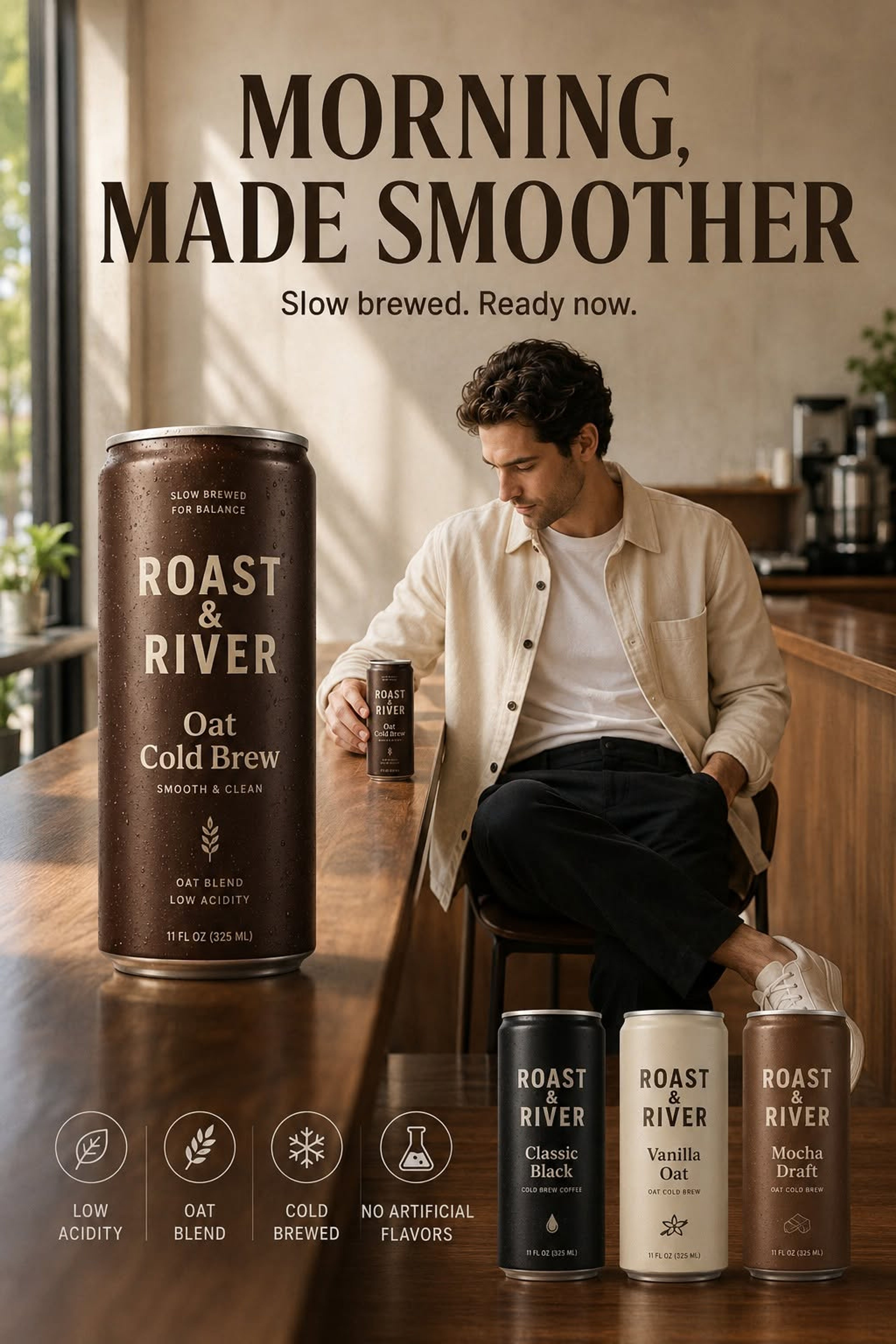Design Ready To Drink Coffee Ads