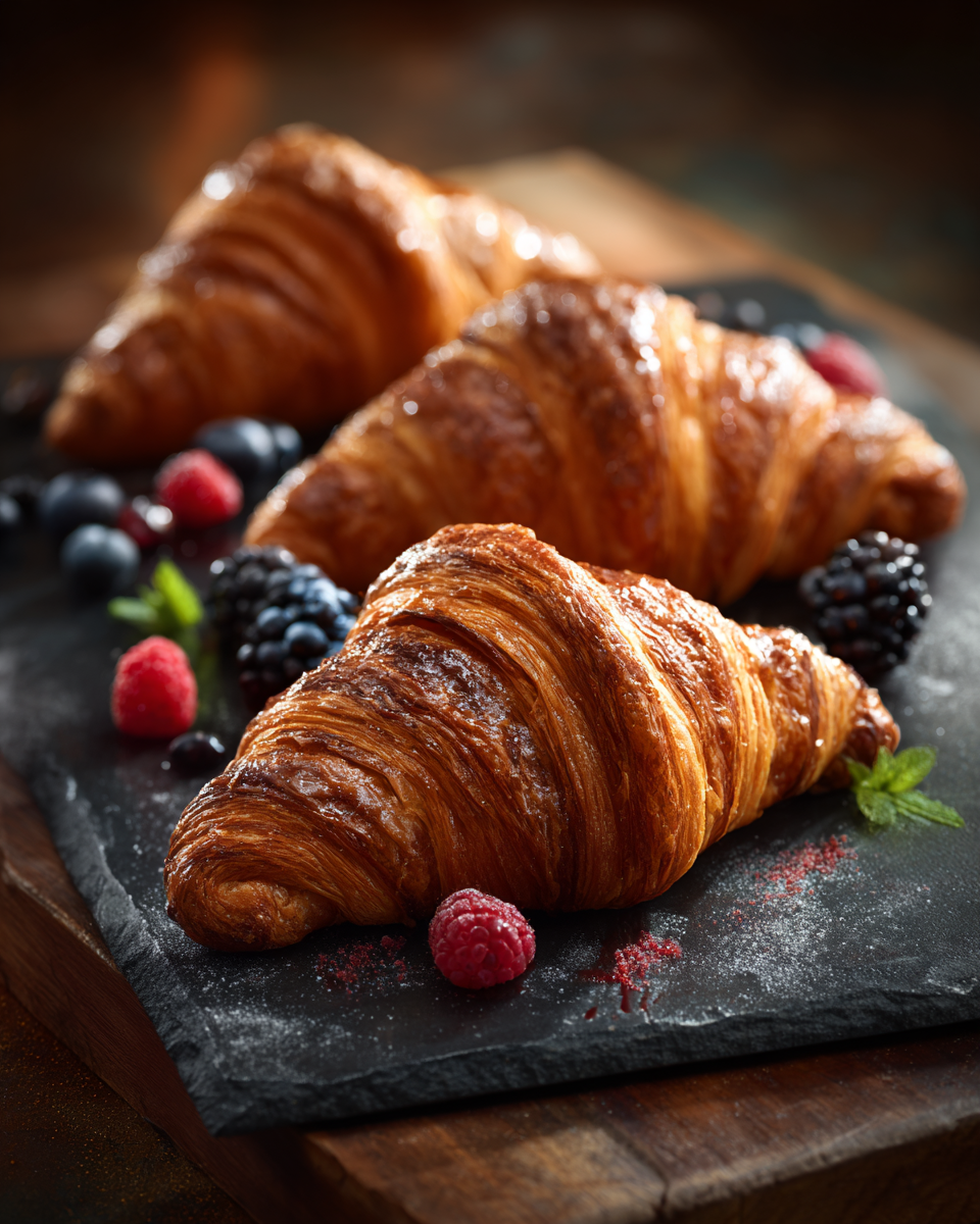 Magazine Croissants Food Photography