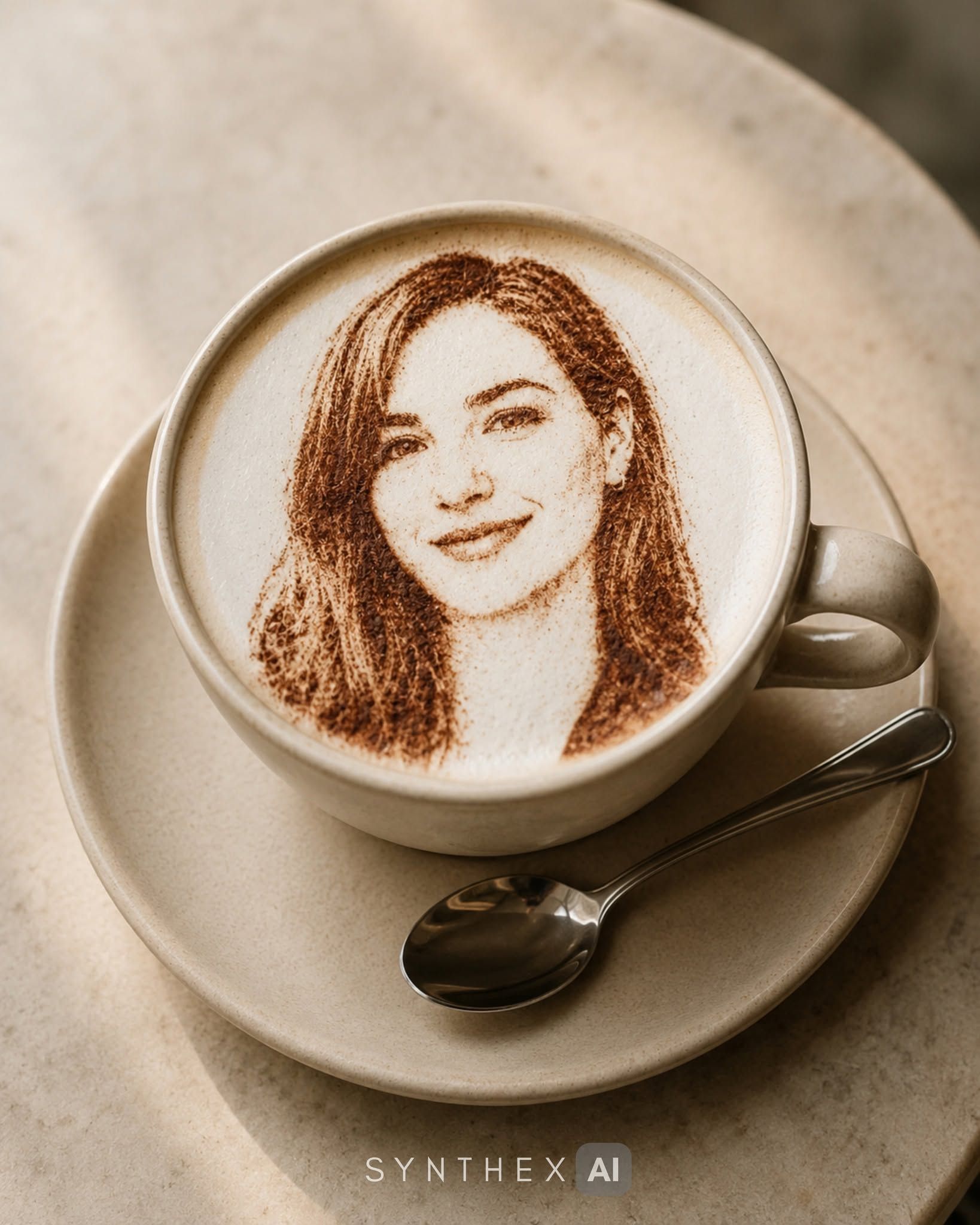Create Cocoa Foam Portraits