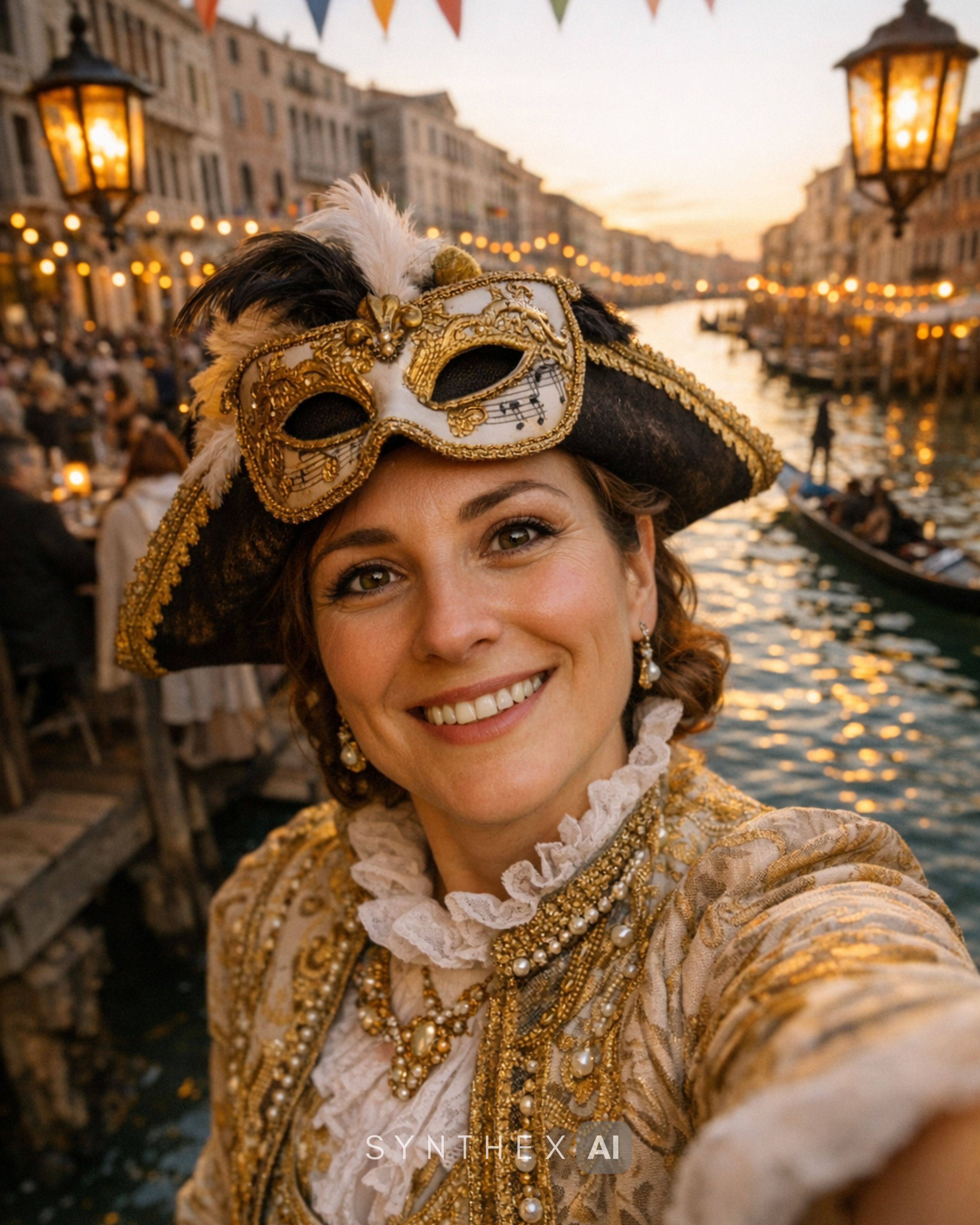 Generate Venice Carnival Selfies