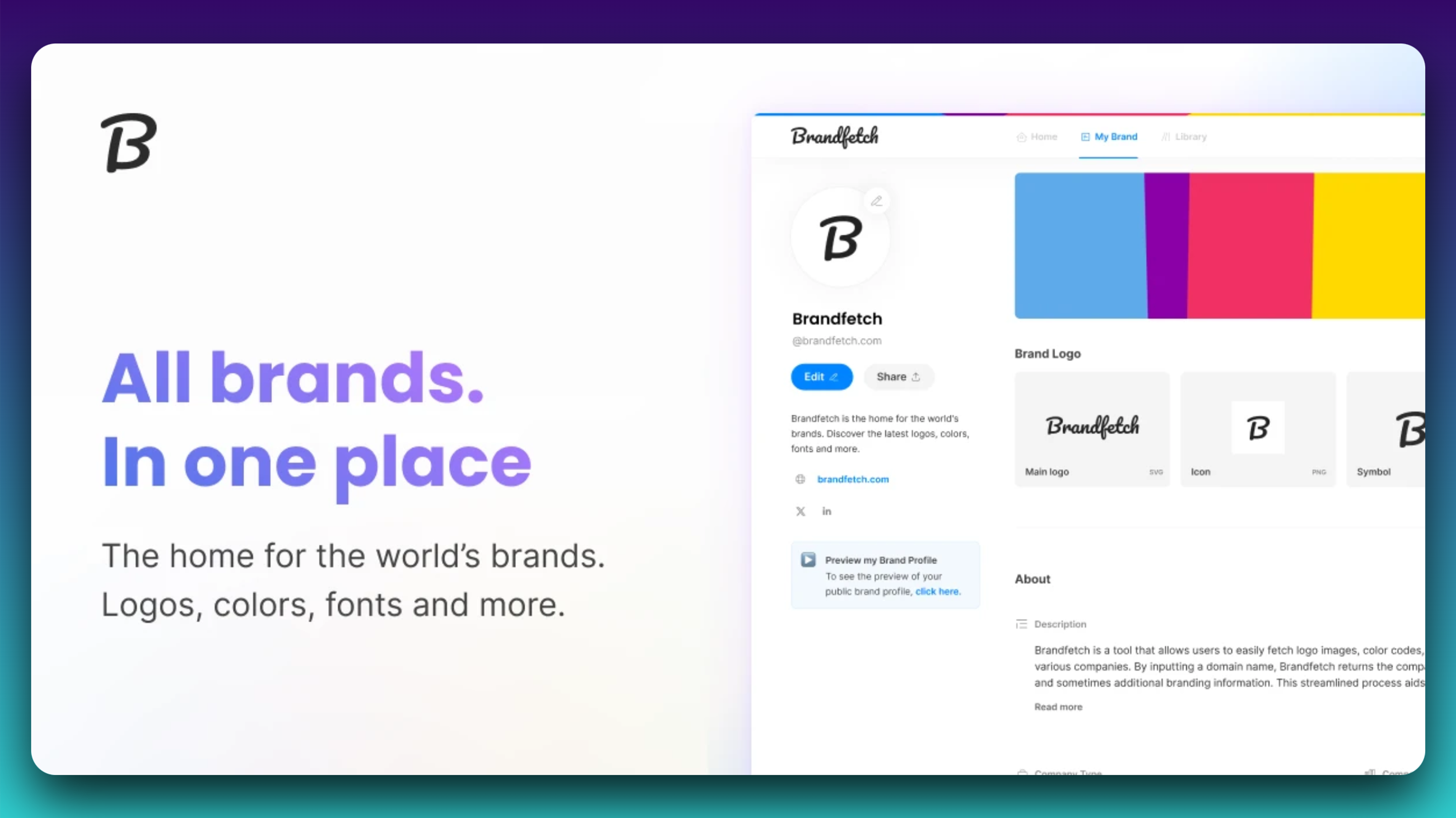 Brandfetch preview