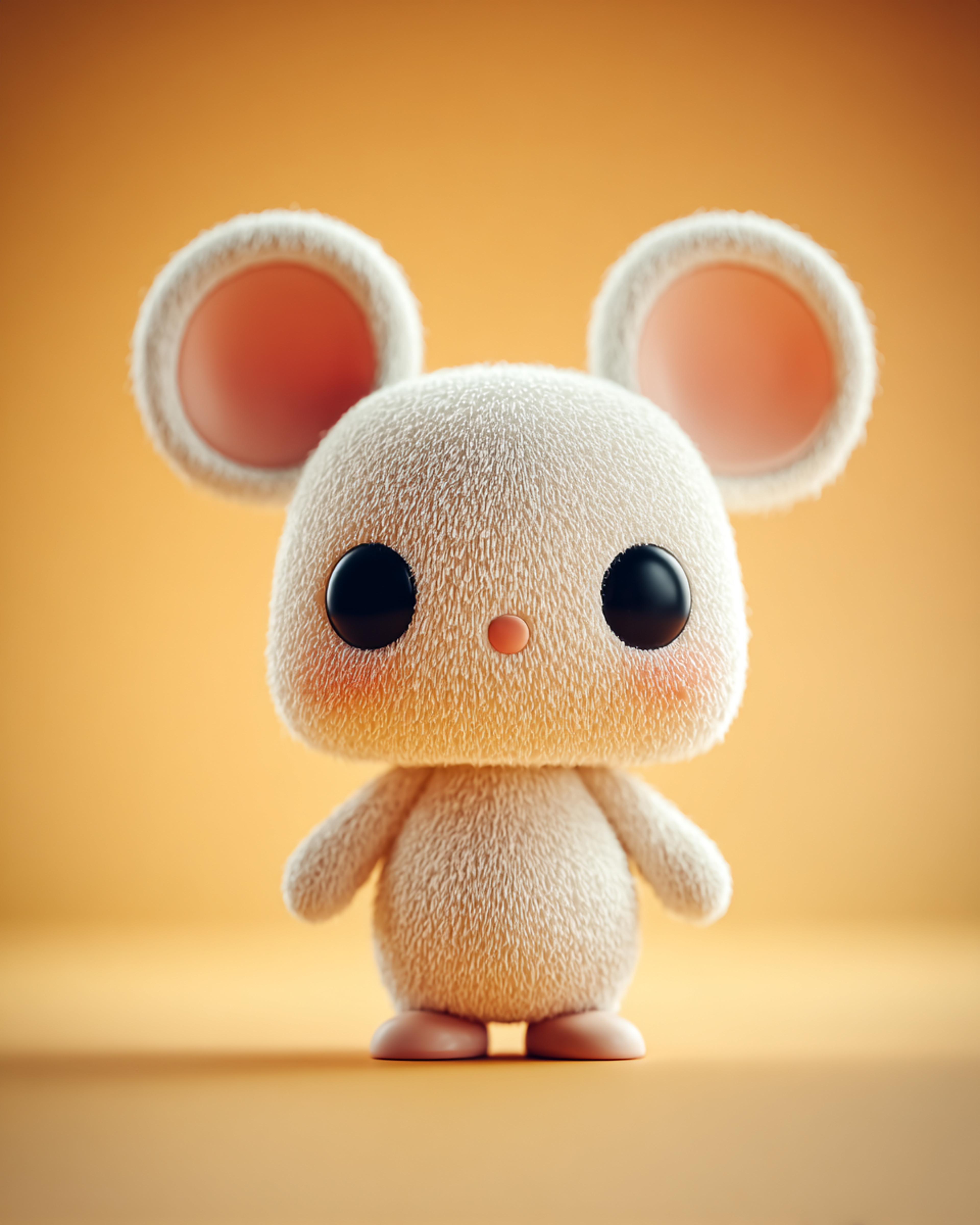 Stylized Vinyl Mouse Toy Portrait