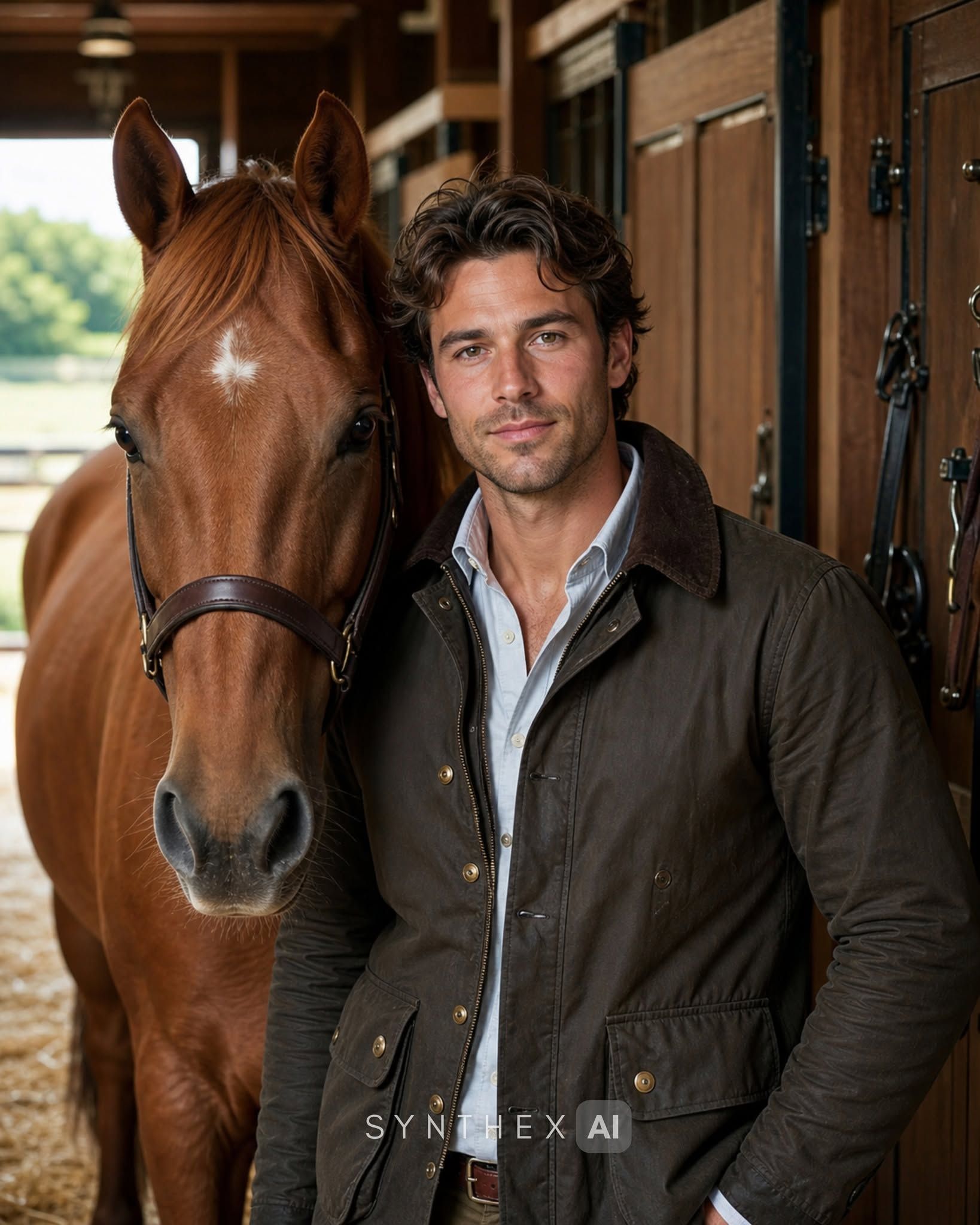 Generate Elegant Horse Stable Portraits