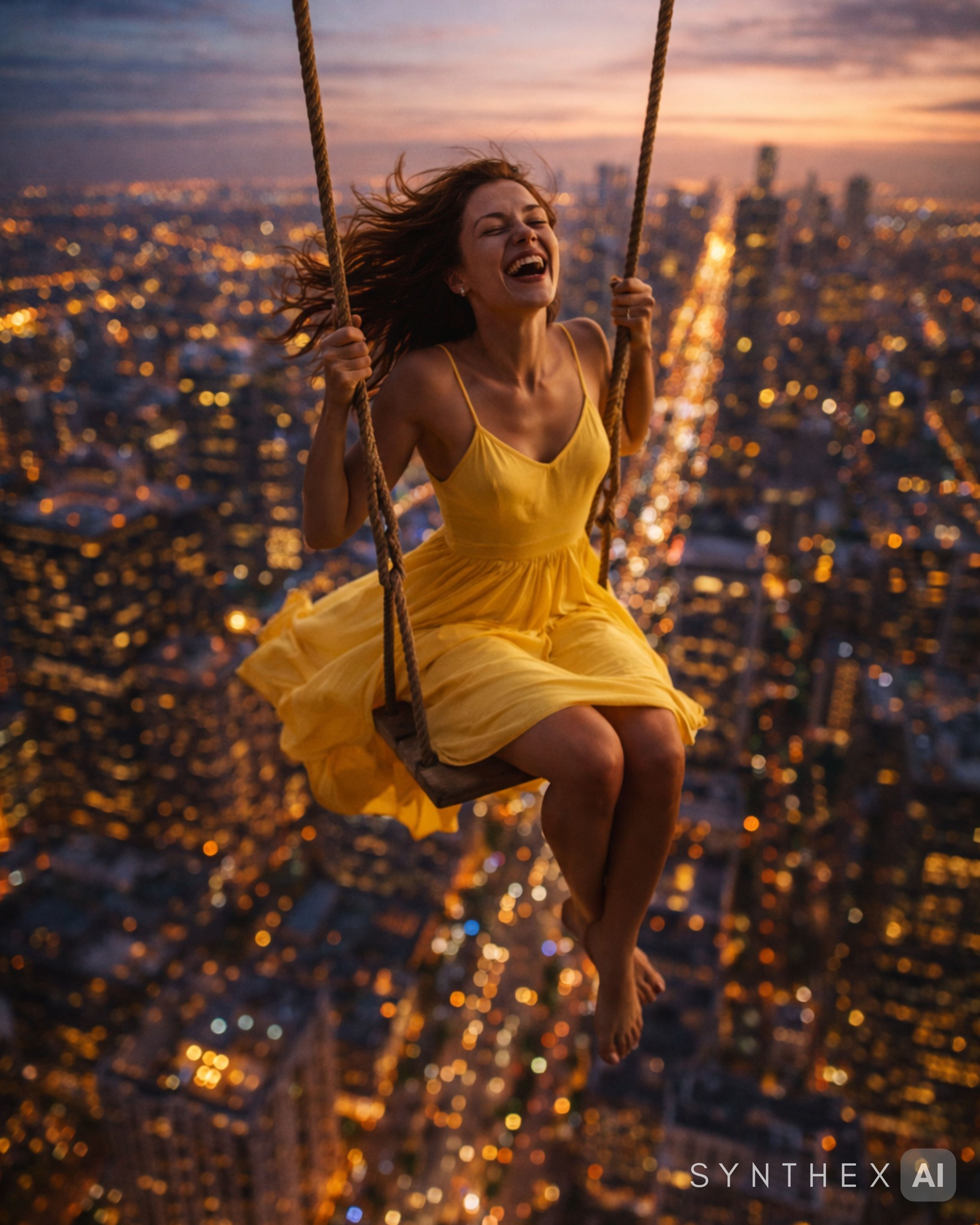 Generate Skyline Rope Swing Portraits