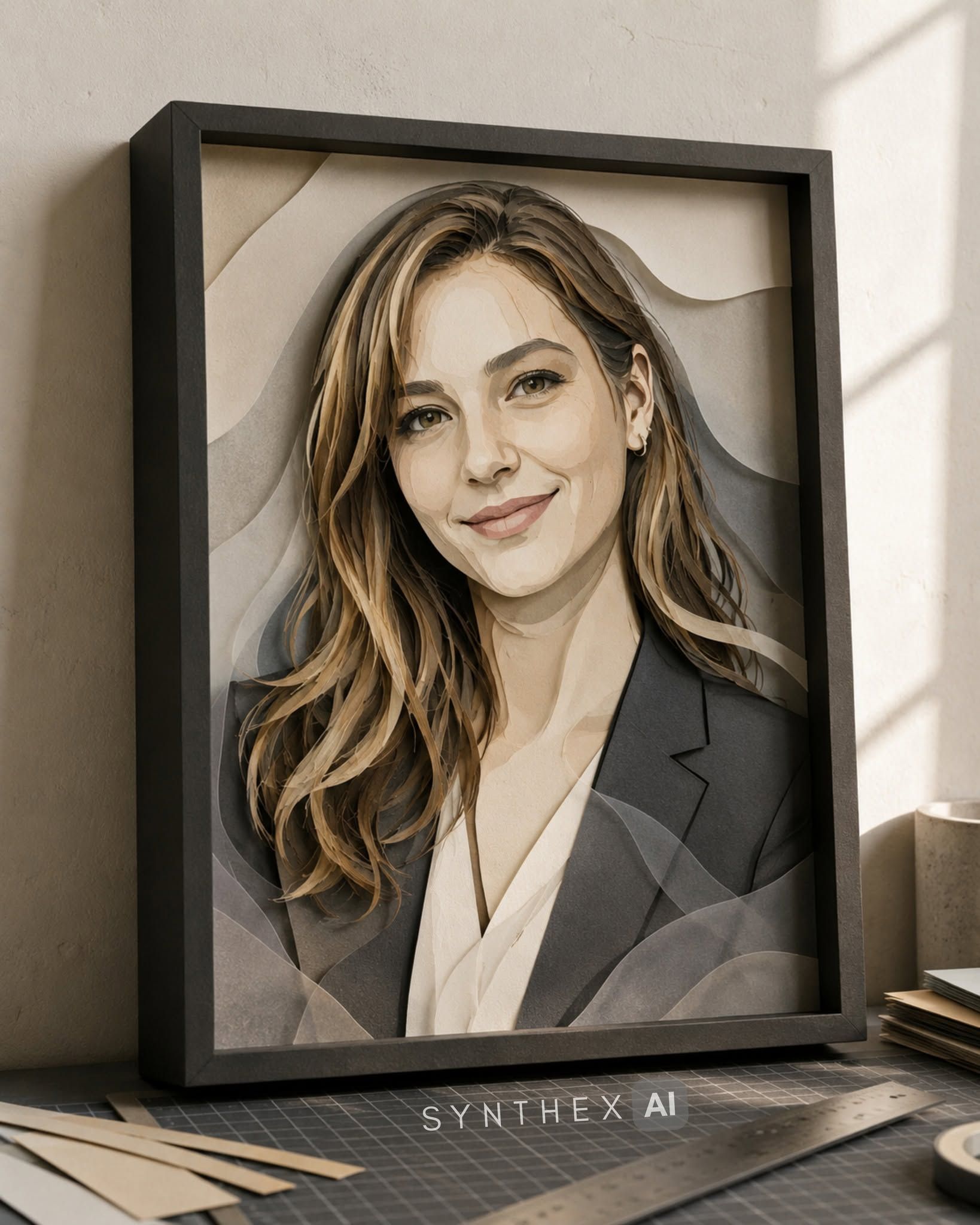 Create Paper Cut Portrait Reliefs