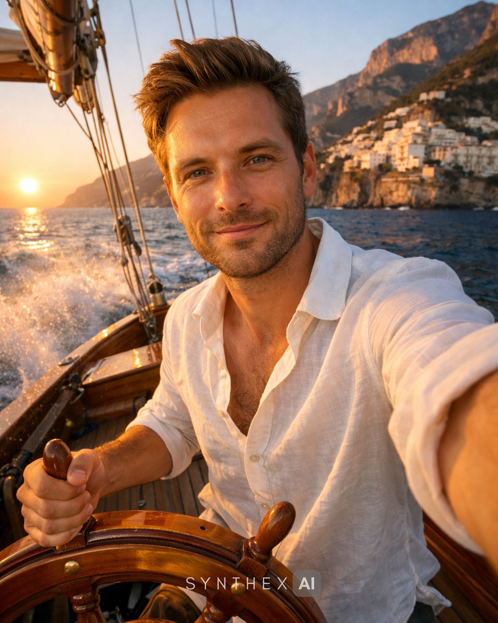 Generate Amalfi Sailing Selfies