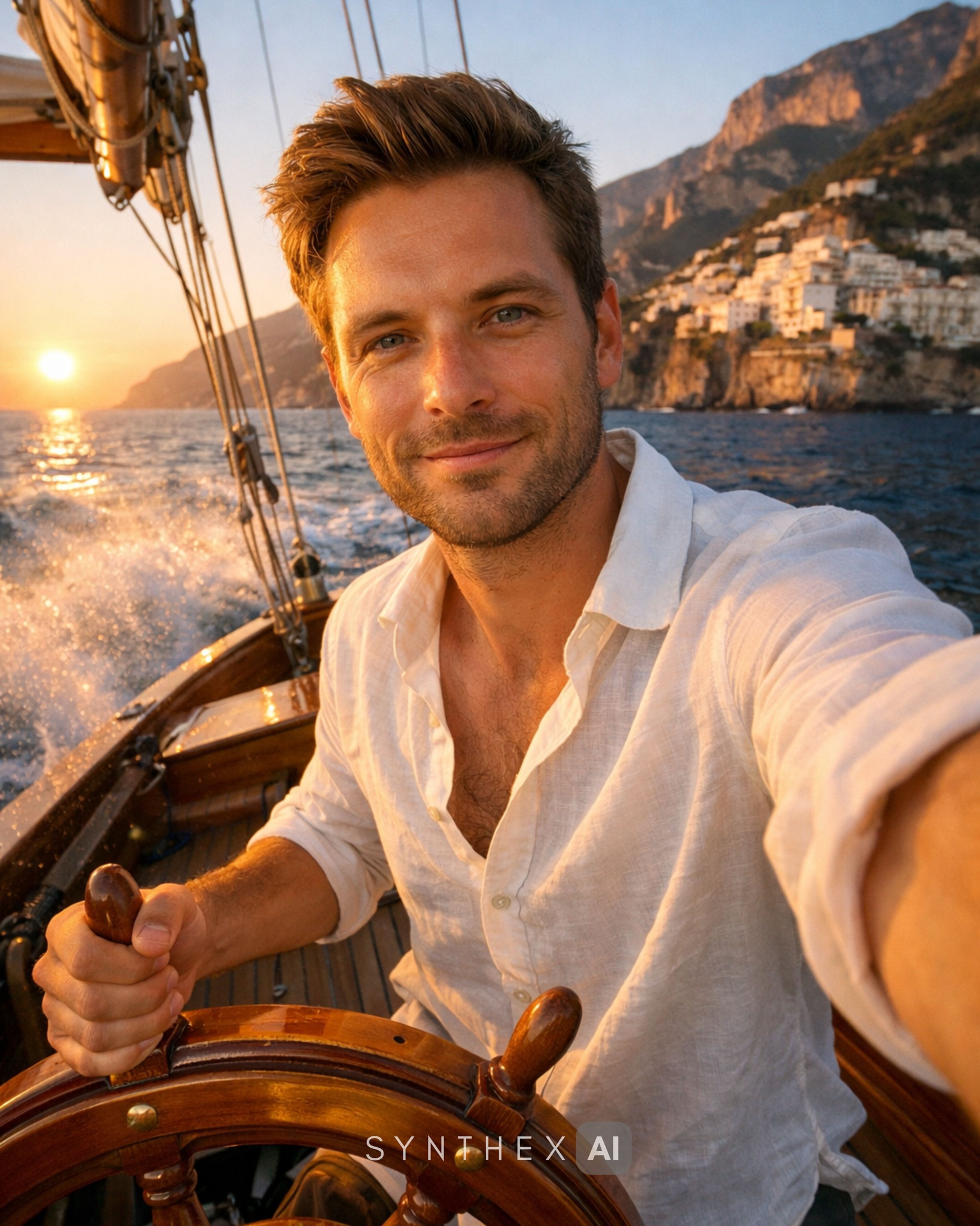 Generate Amalfi Sailing Selfies