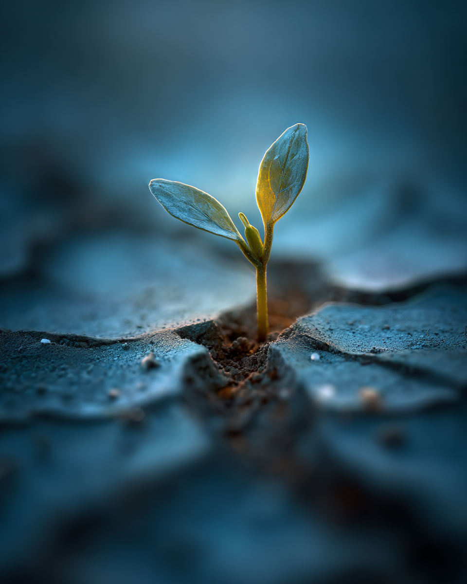 Hyperrealistic Macro Portrait
