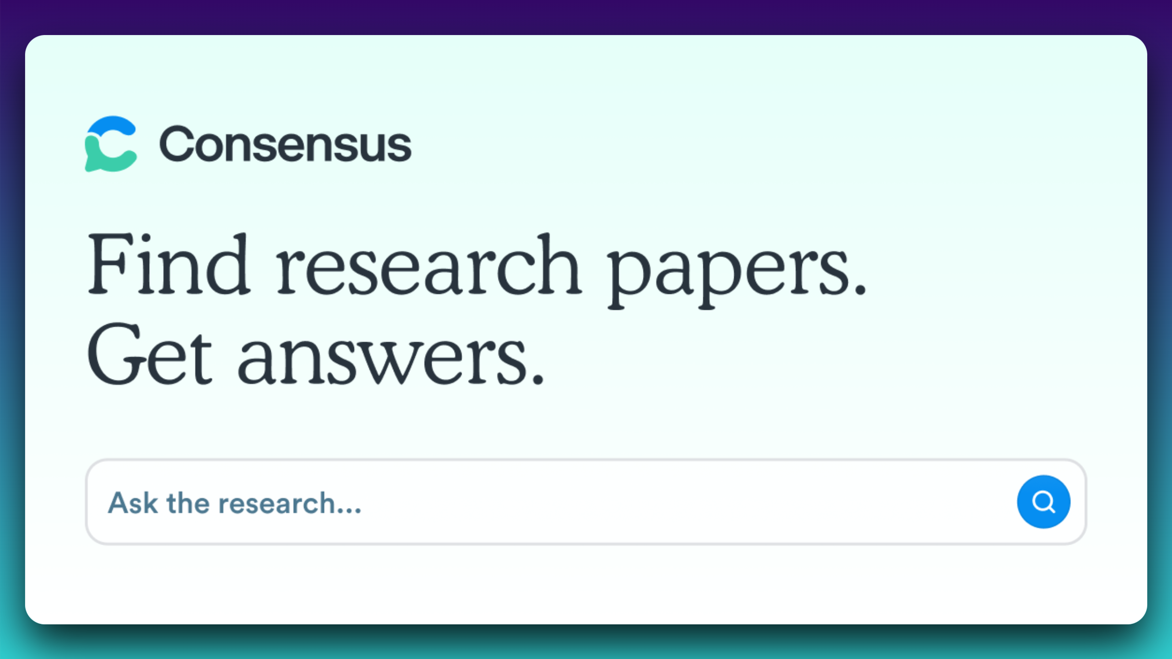 Consensus preview