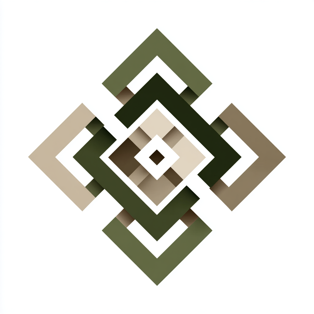 Recycled Materials Fashion Label Vector Logomark