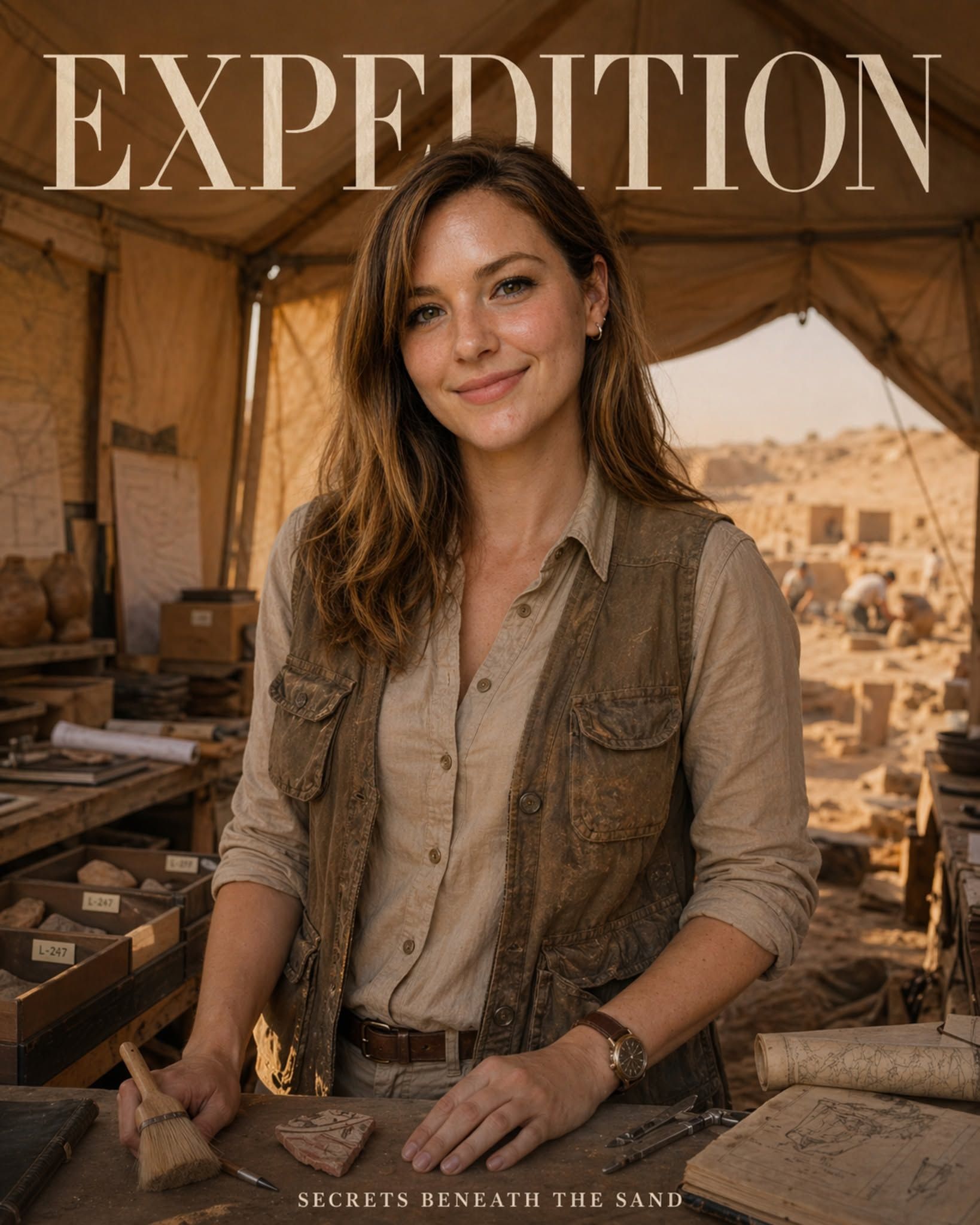 Create Expedition Archaeologist Portraits