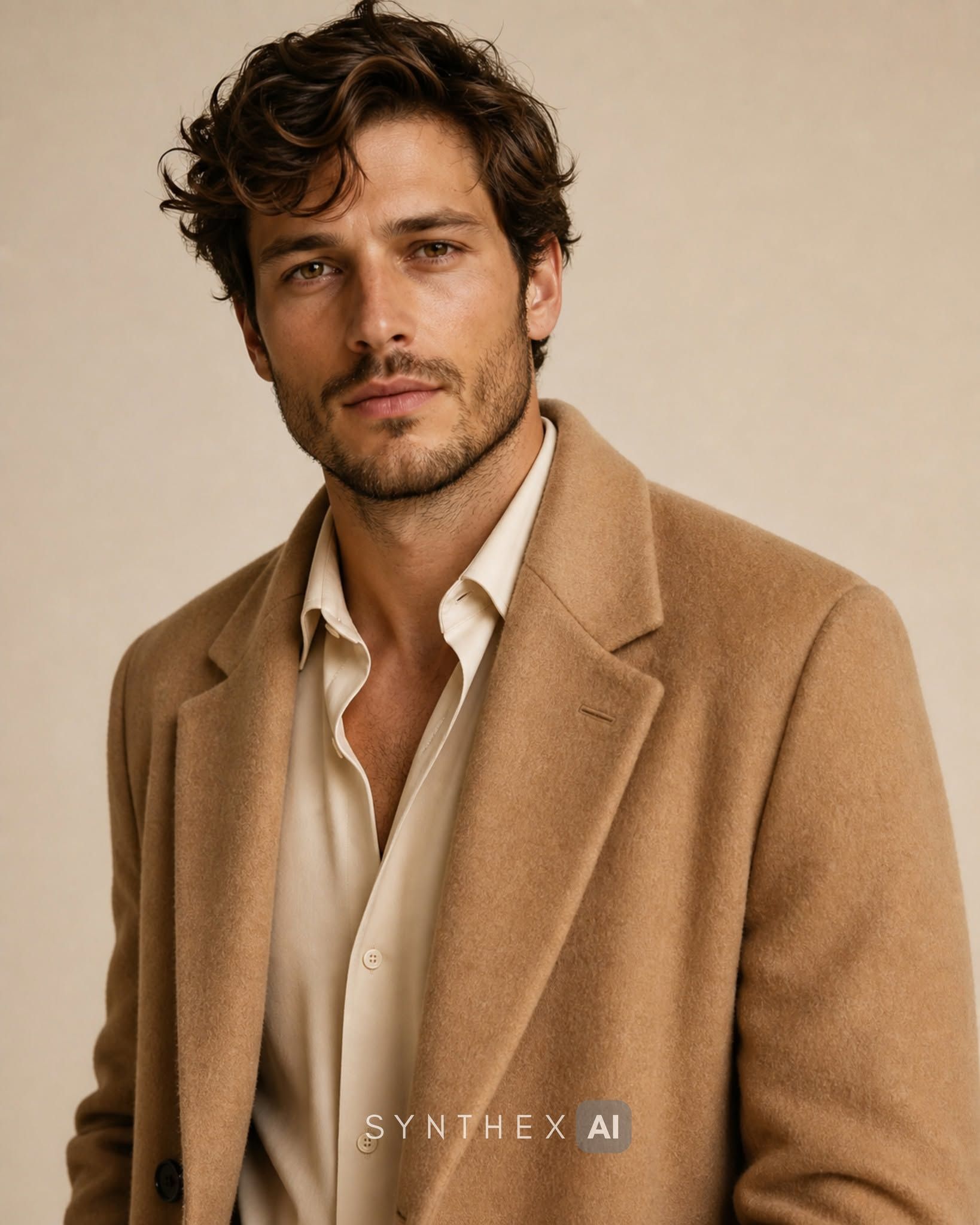 Create Camel Coat Magazine Portraits