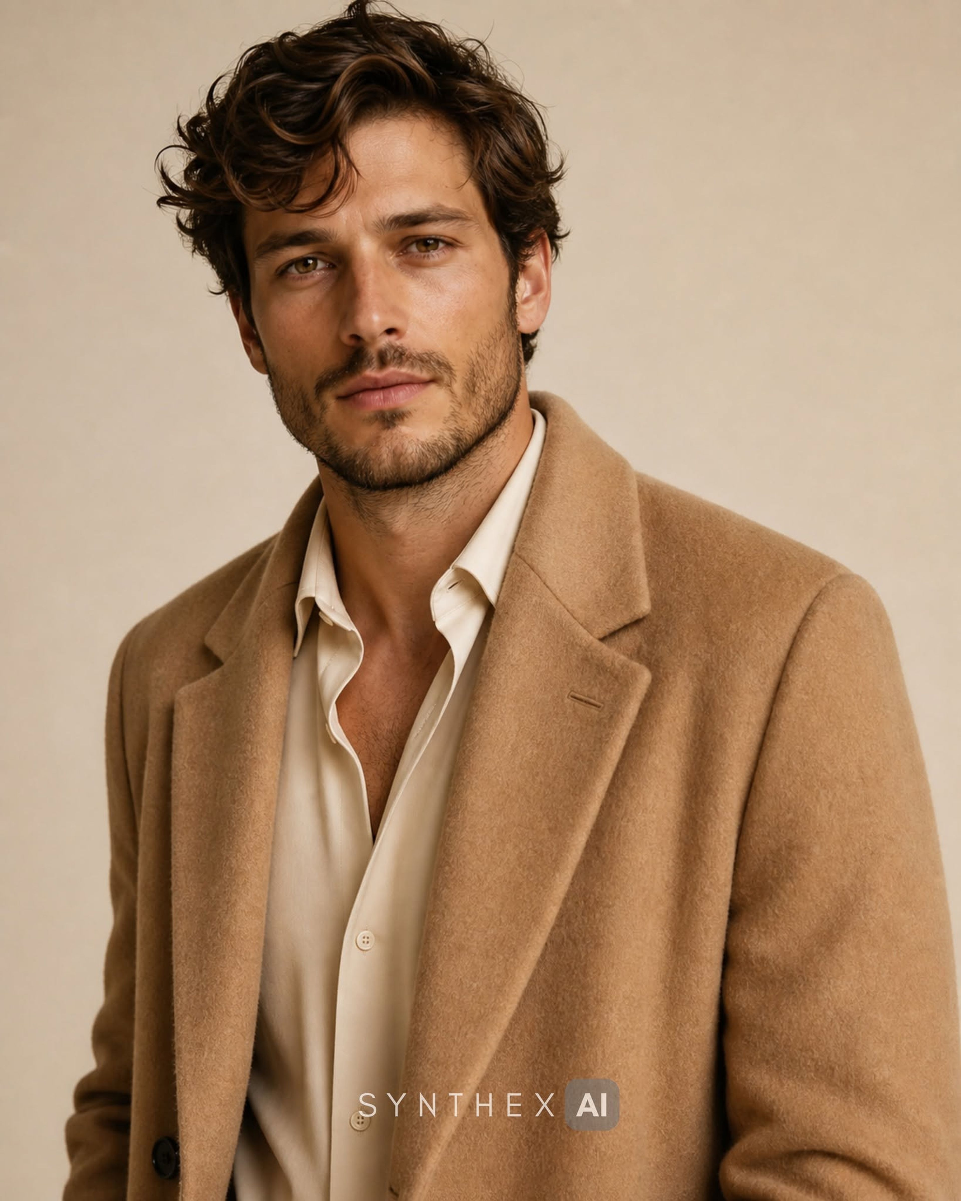 Create Camel Coat Magazine Portraits