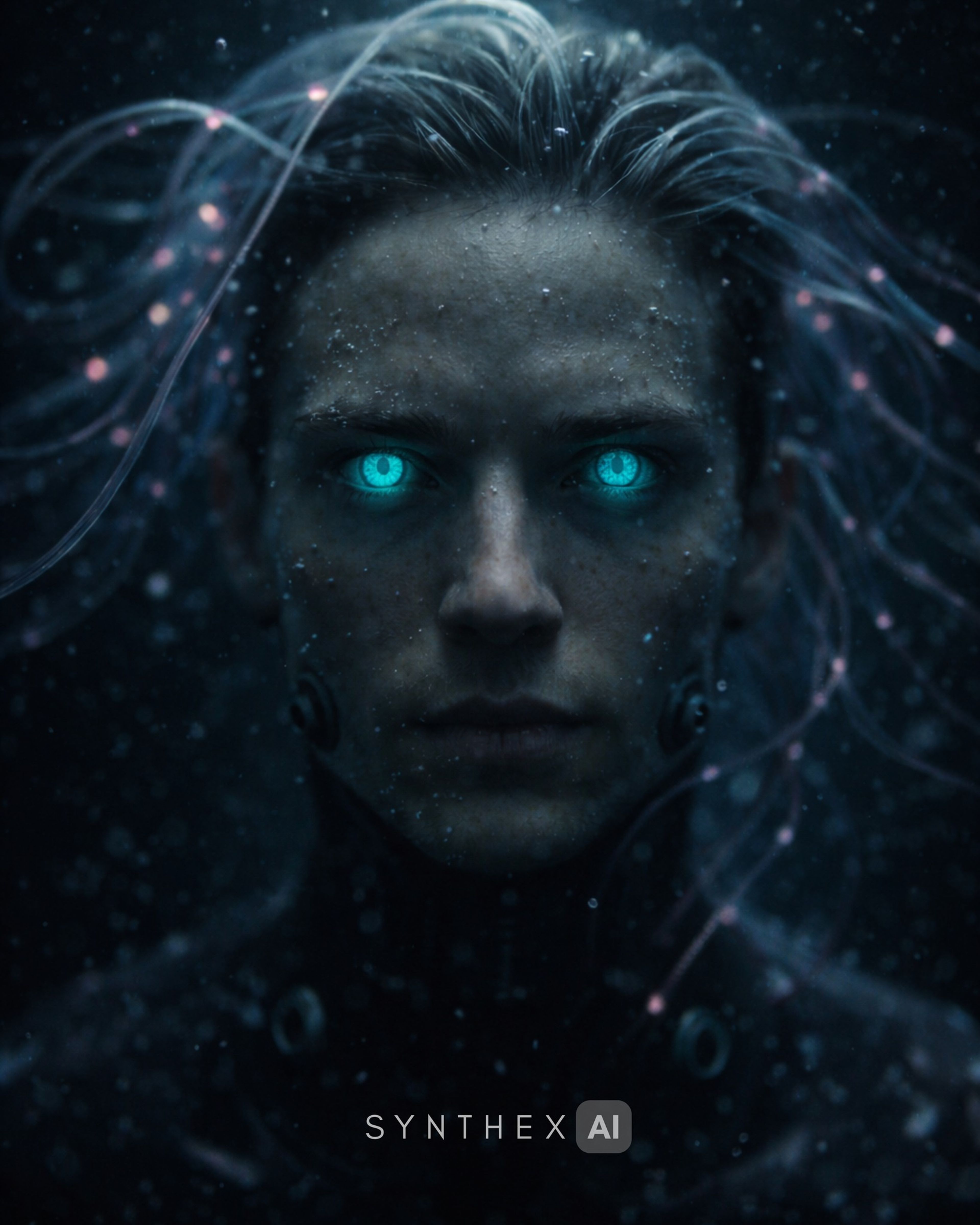 Generate Cybernetic Free Diver Portraits