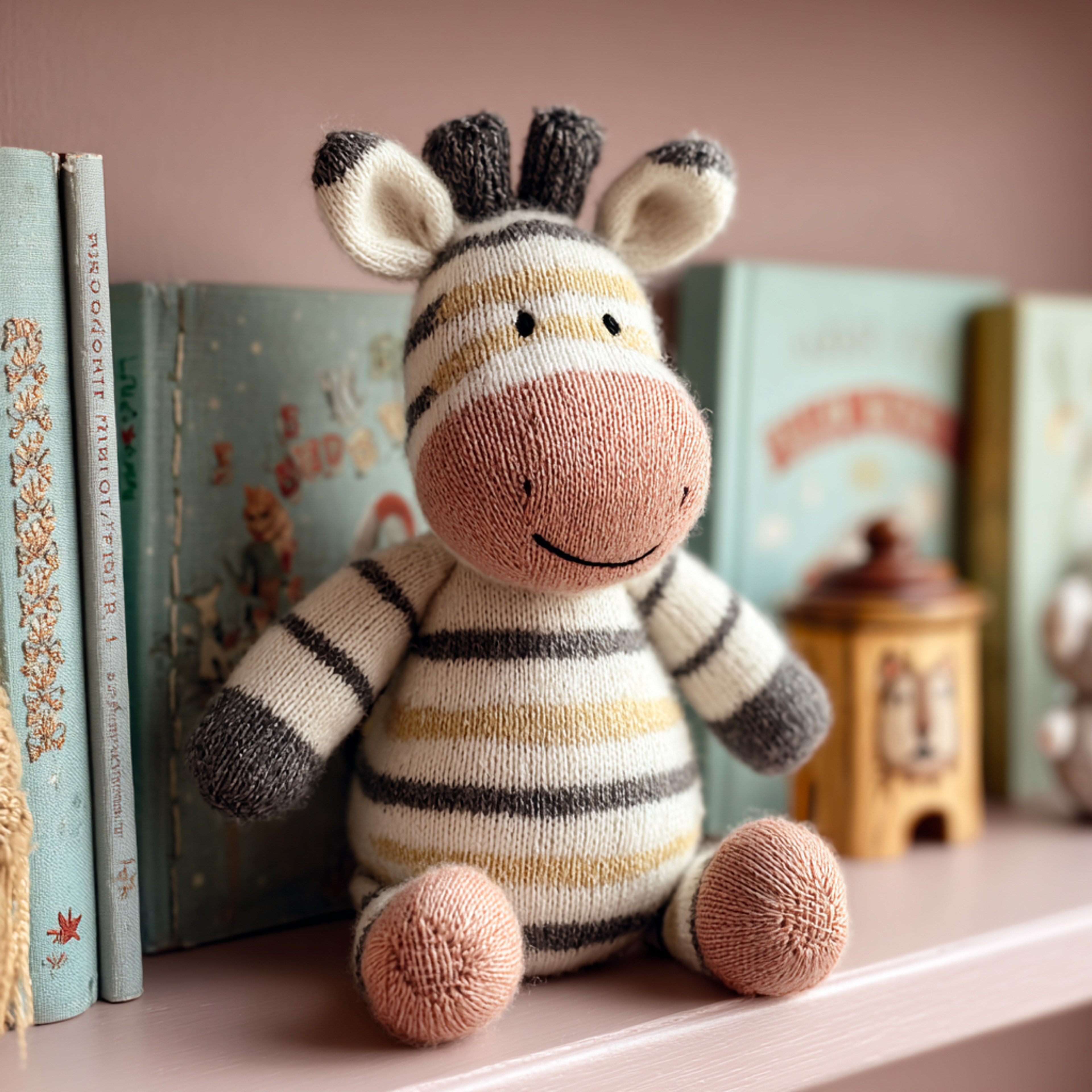 Super Cute Zebra Plush Toy Photo