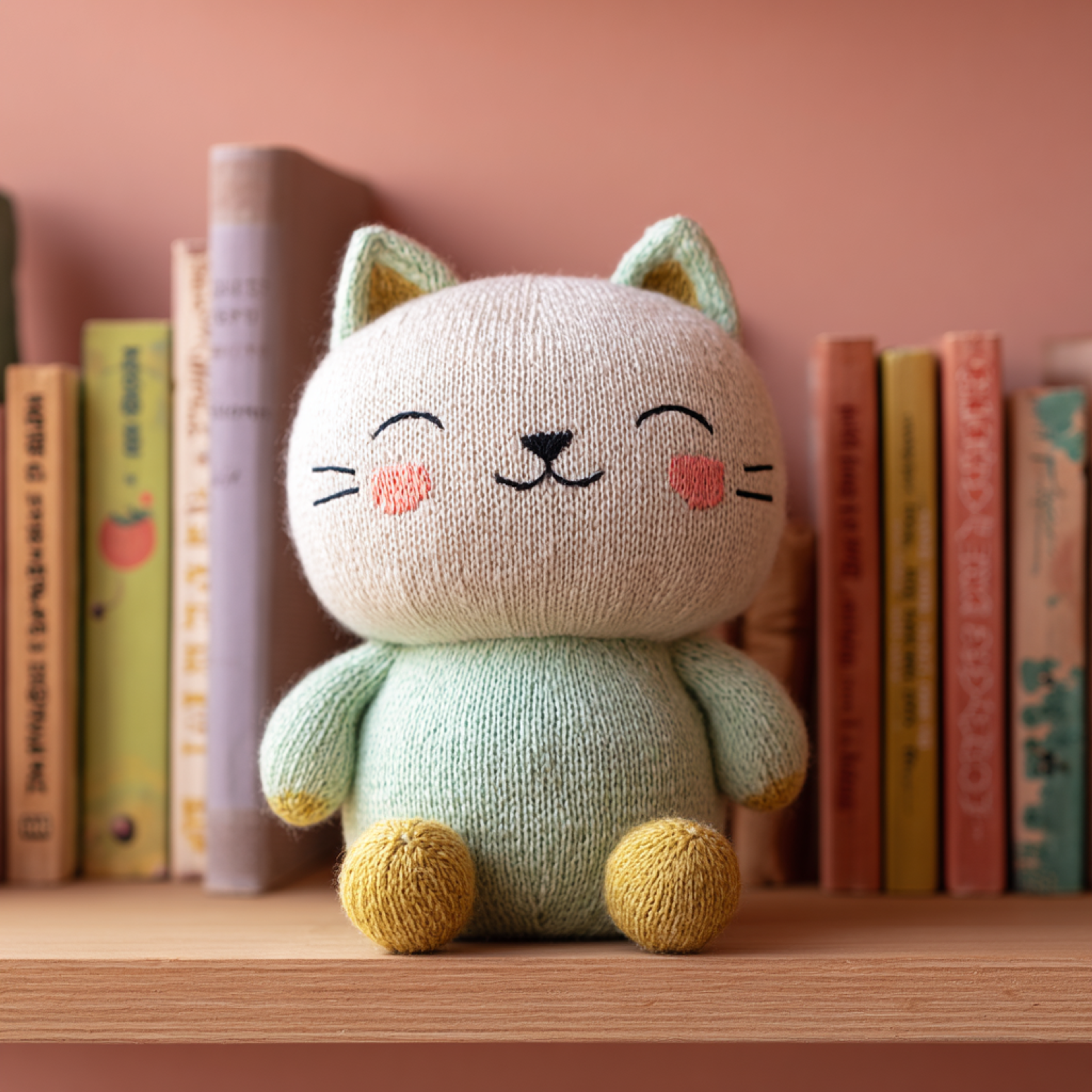 Super Cute Cat Plush Toy Photo