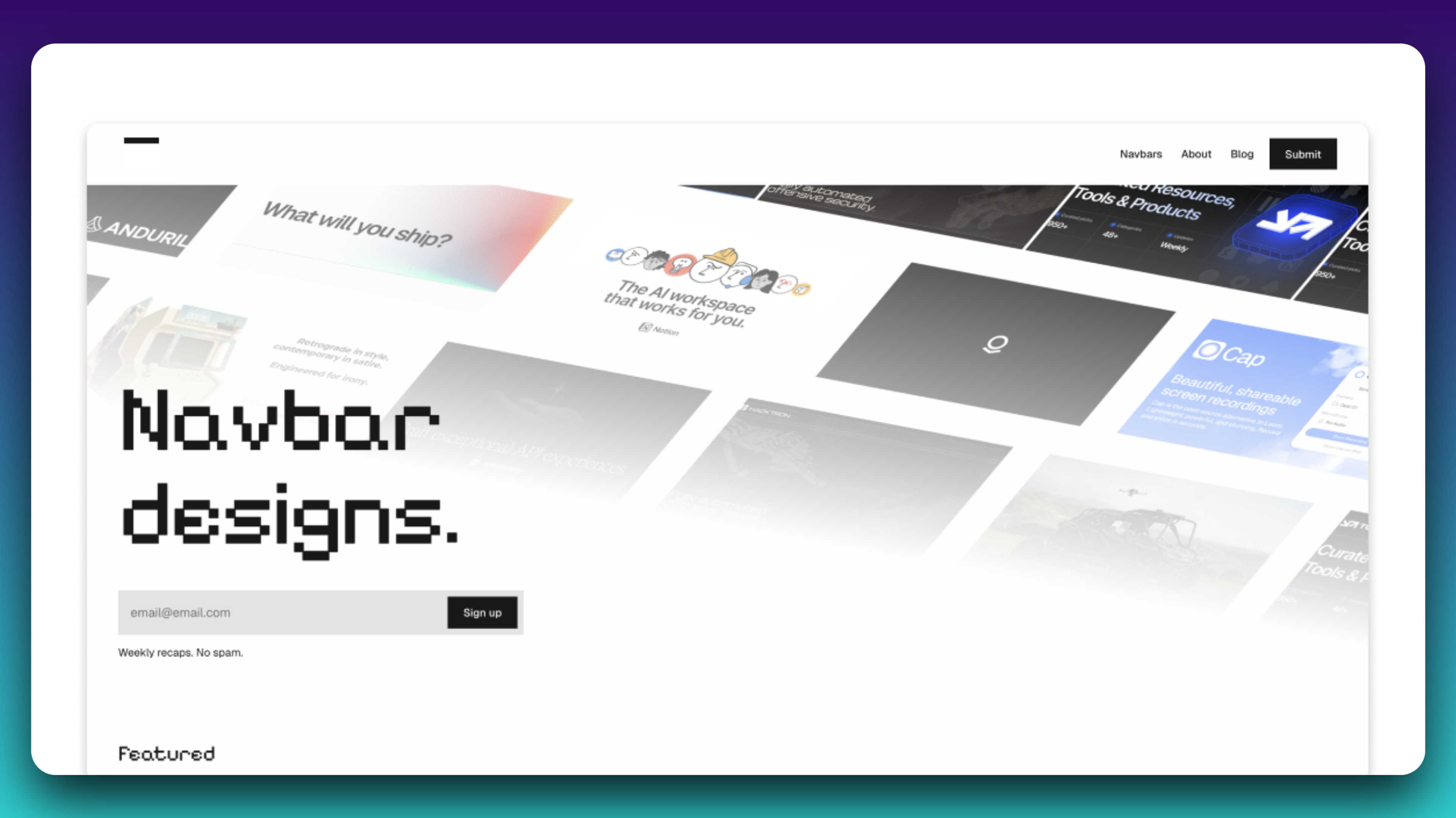 Navbar Design preview
