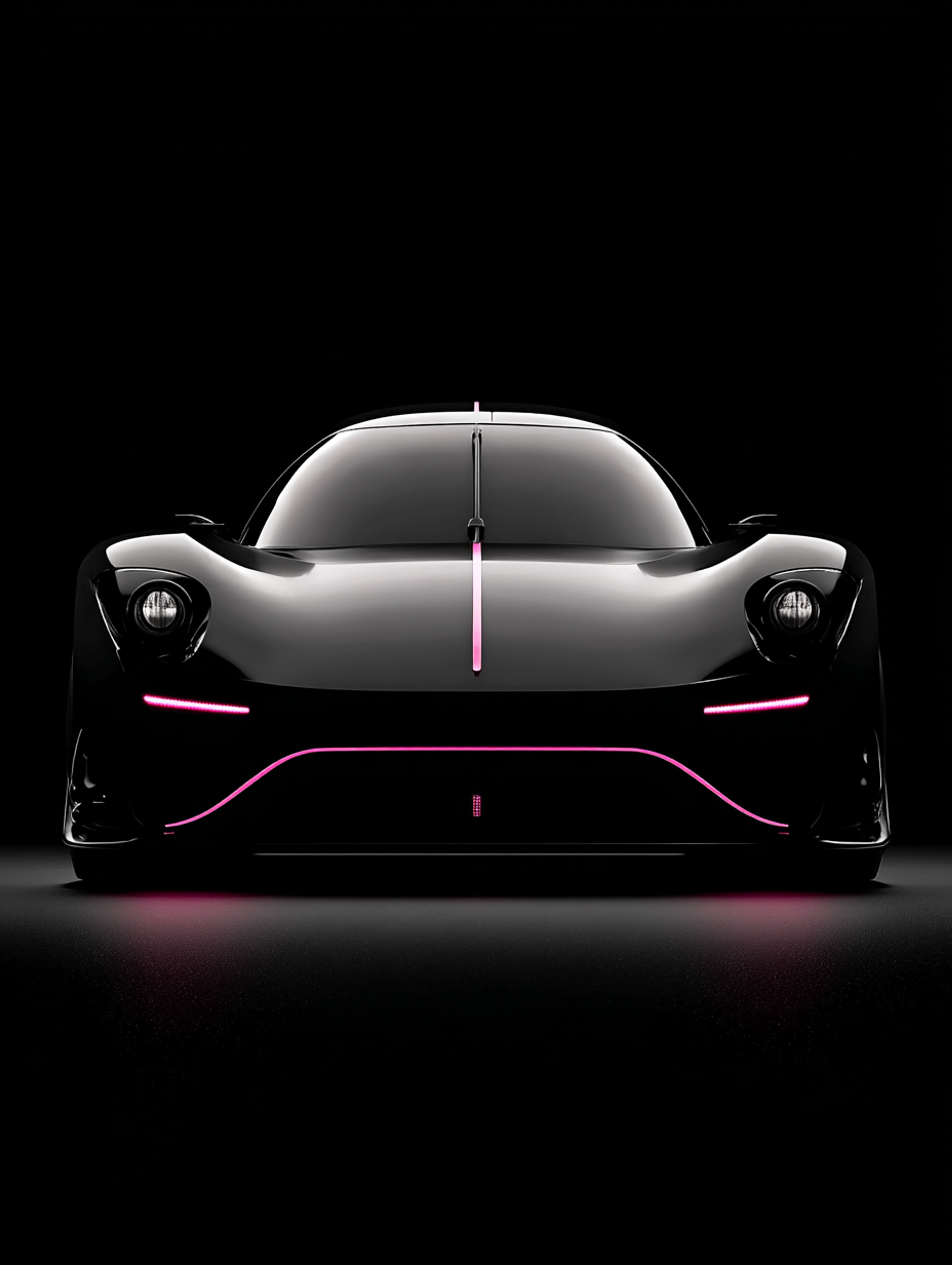 Minimalist 3D Sports Car Render