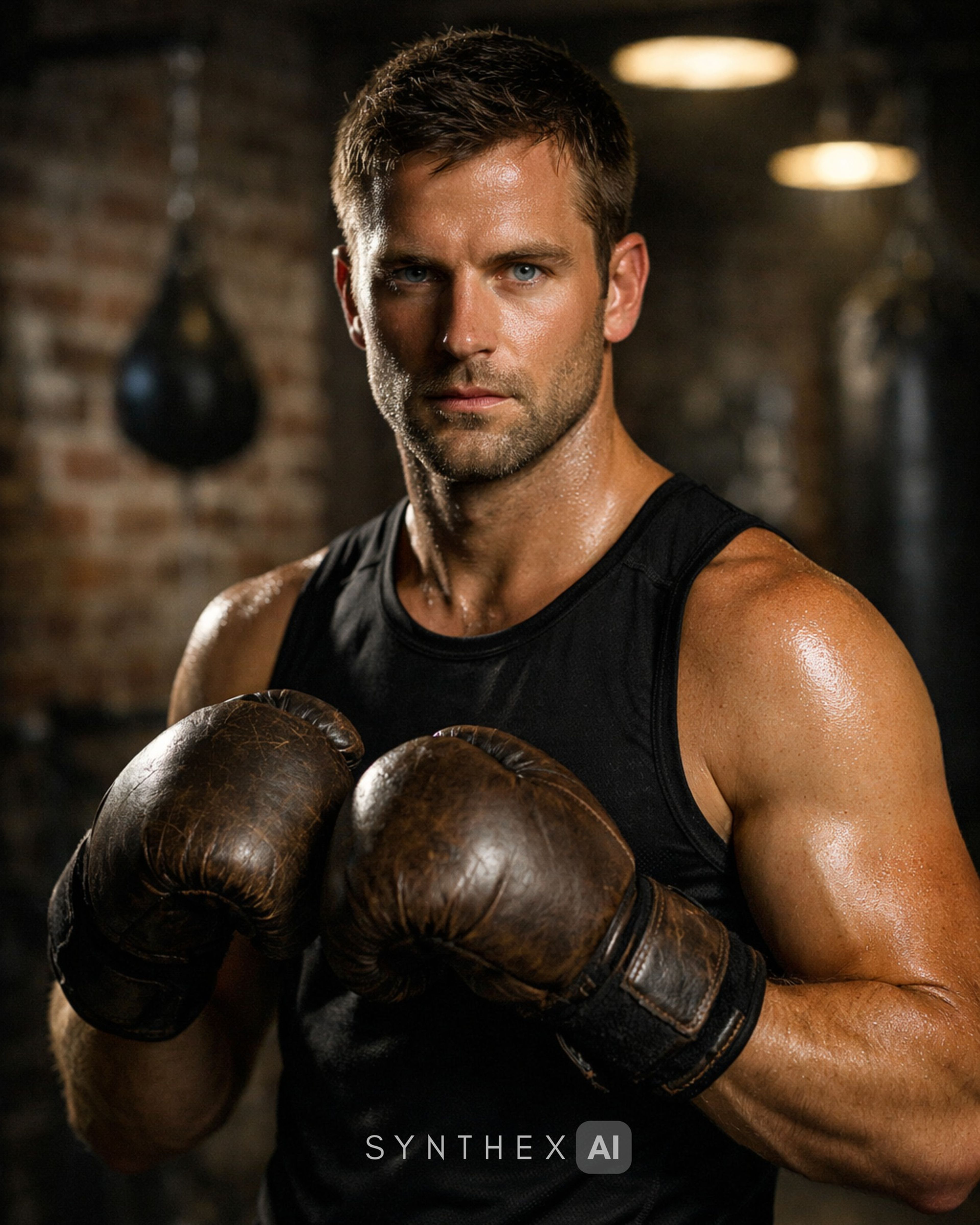 Generate Urban Boxing Gym Portraits