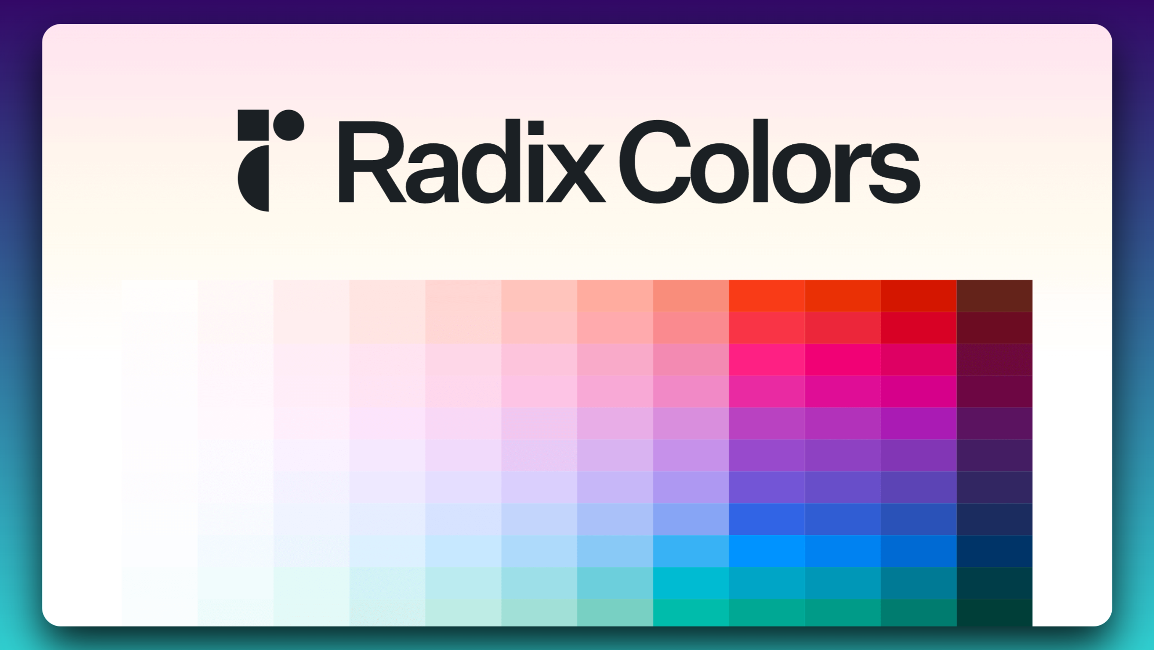 Radix Colors preview