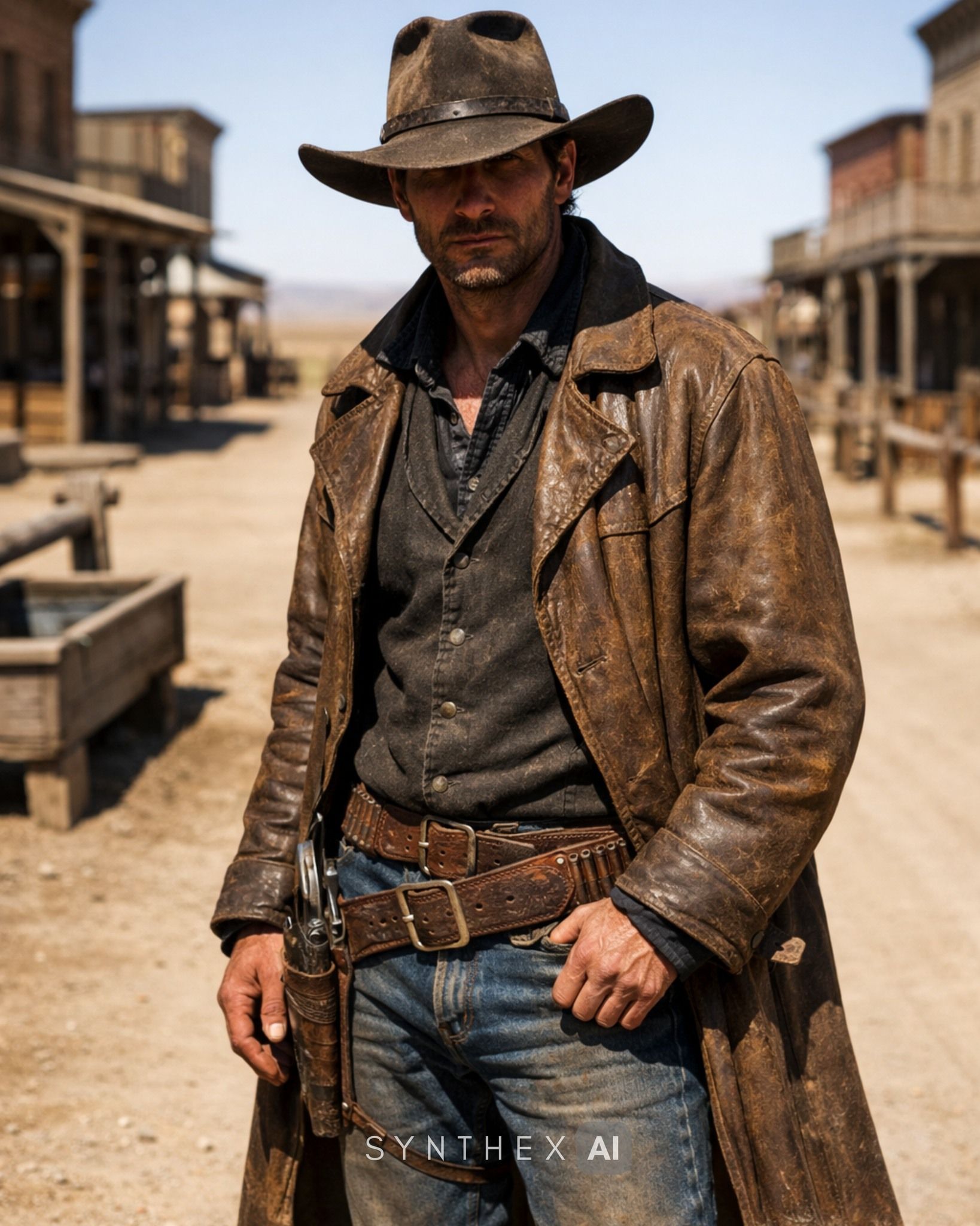 Generate Wild West Gunslinger Portraits
