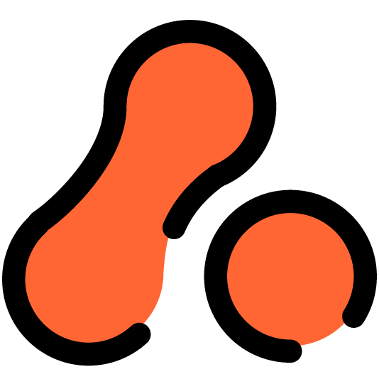 The Adaptavist logo: an abstract orange icon resembling a stylised upper case "A" outlined with thick black lines