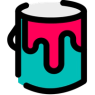 Icon of a paint bucket