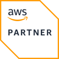 Logo with the words AWS Partner