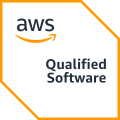 Logo with the words AWS Qualified Software