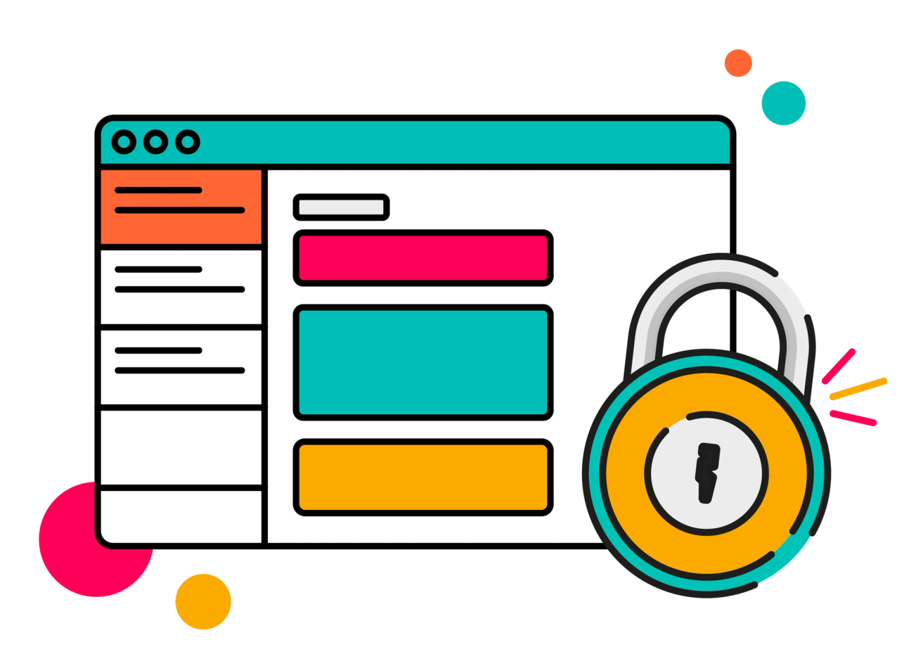 A Jira board with a padlock next to it