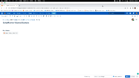 Video showing where to locate macros on Confluence
