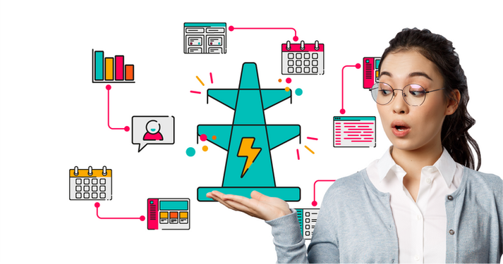 A person looking at integrations made simple by a central hub