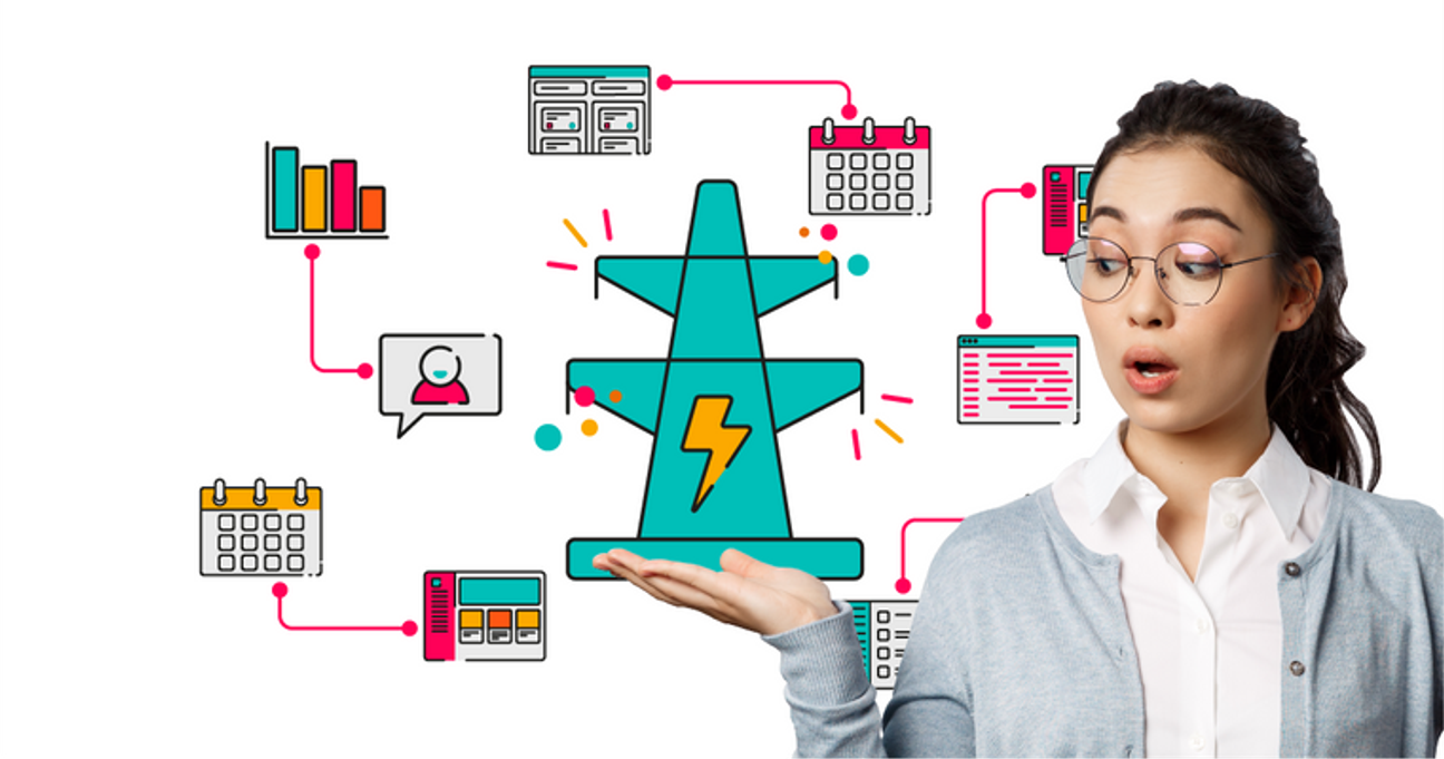 A person looking at integrations made simple by a central hub