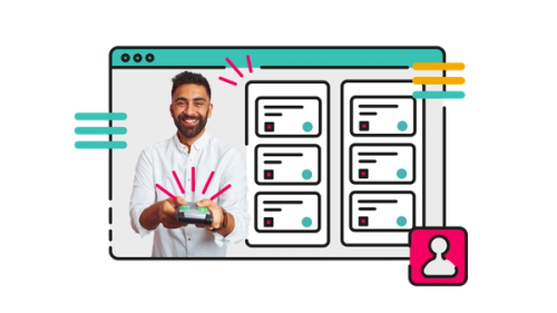 Person holding a controler next to a Jira board screen