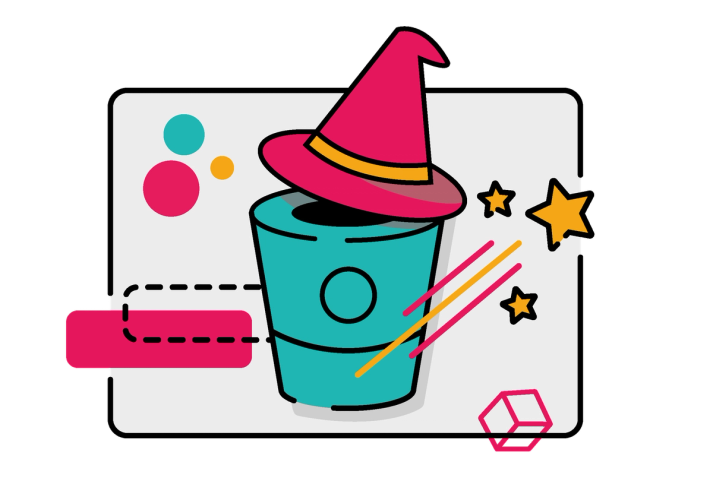 Illustration showing the magic of ScriptRunner for Bitbucket