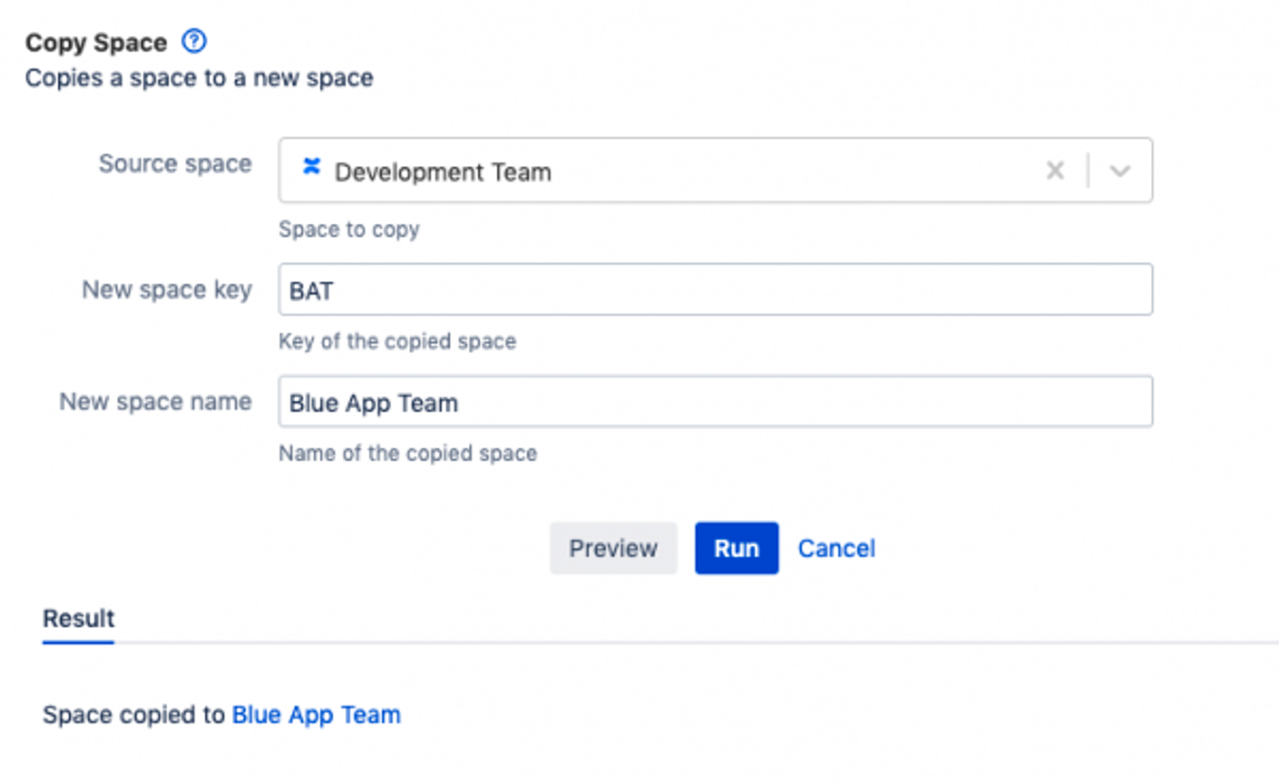 Use Copy Space to create copies of your perfect template space