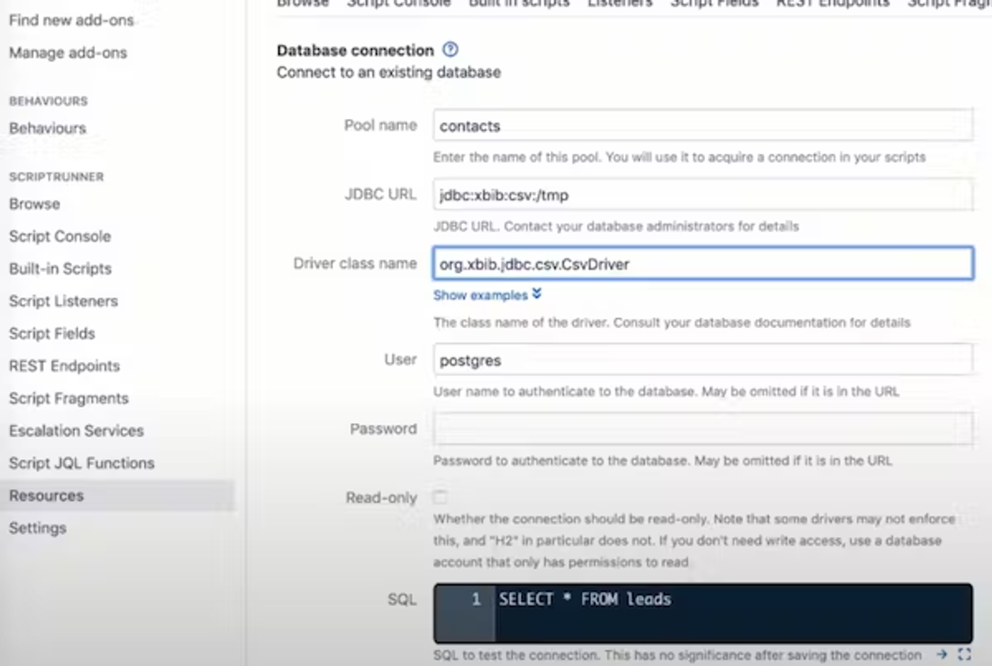 Screenshot of ScriptRunner for Jira